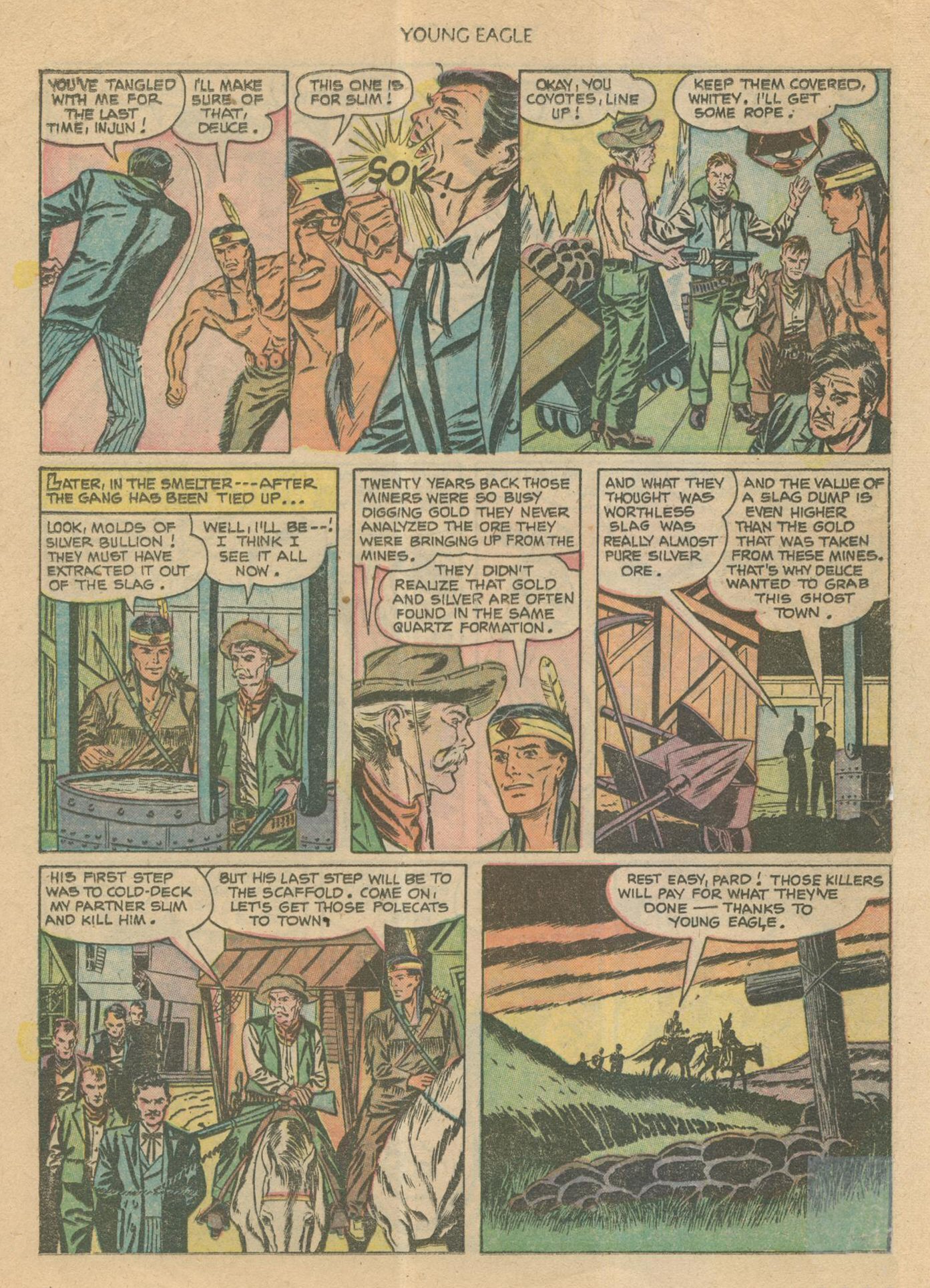 Read online Young Eagle comic -  Issue #9 - 33