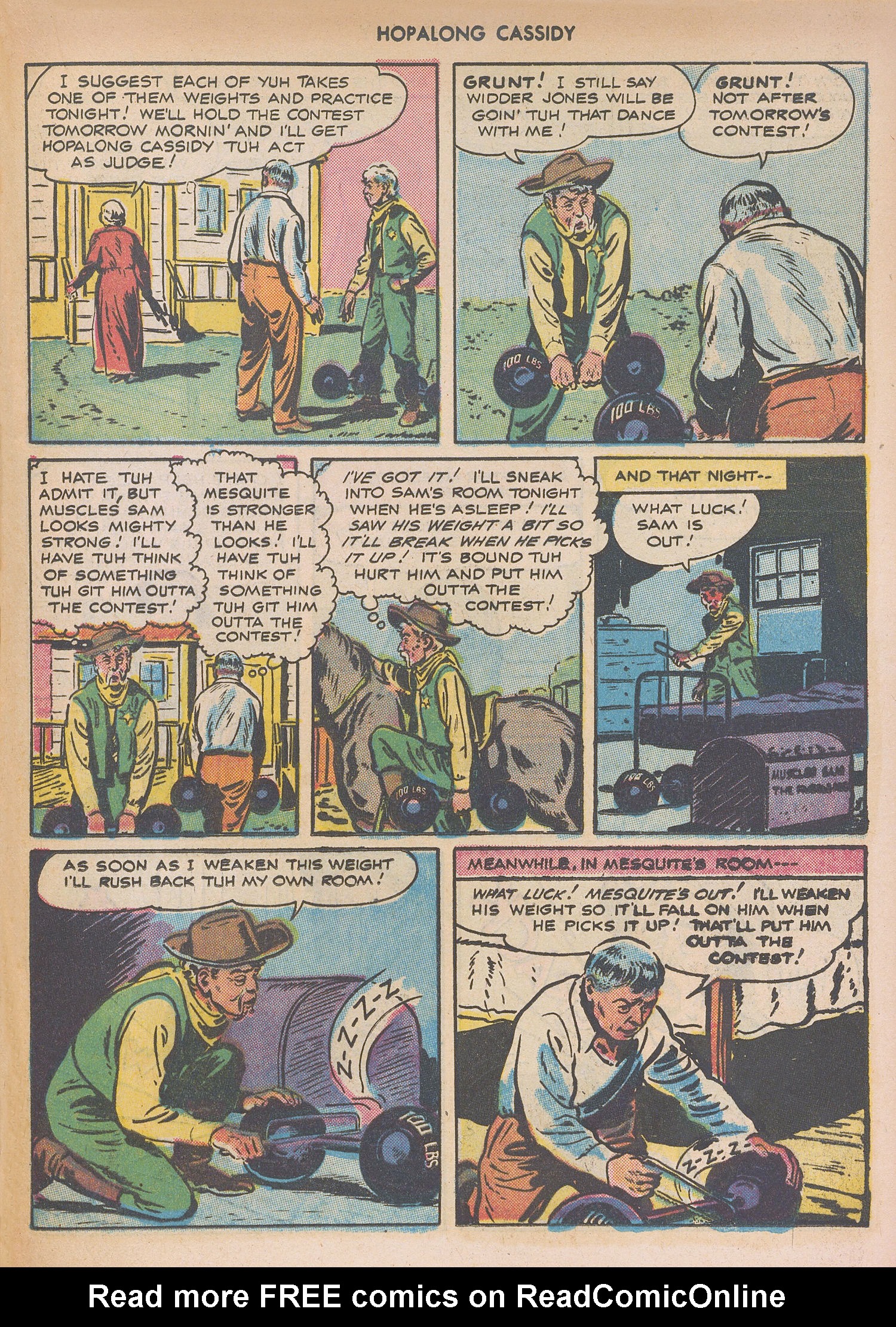 Read online Hopalong Cassidy comic -  Issue #8 - 19