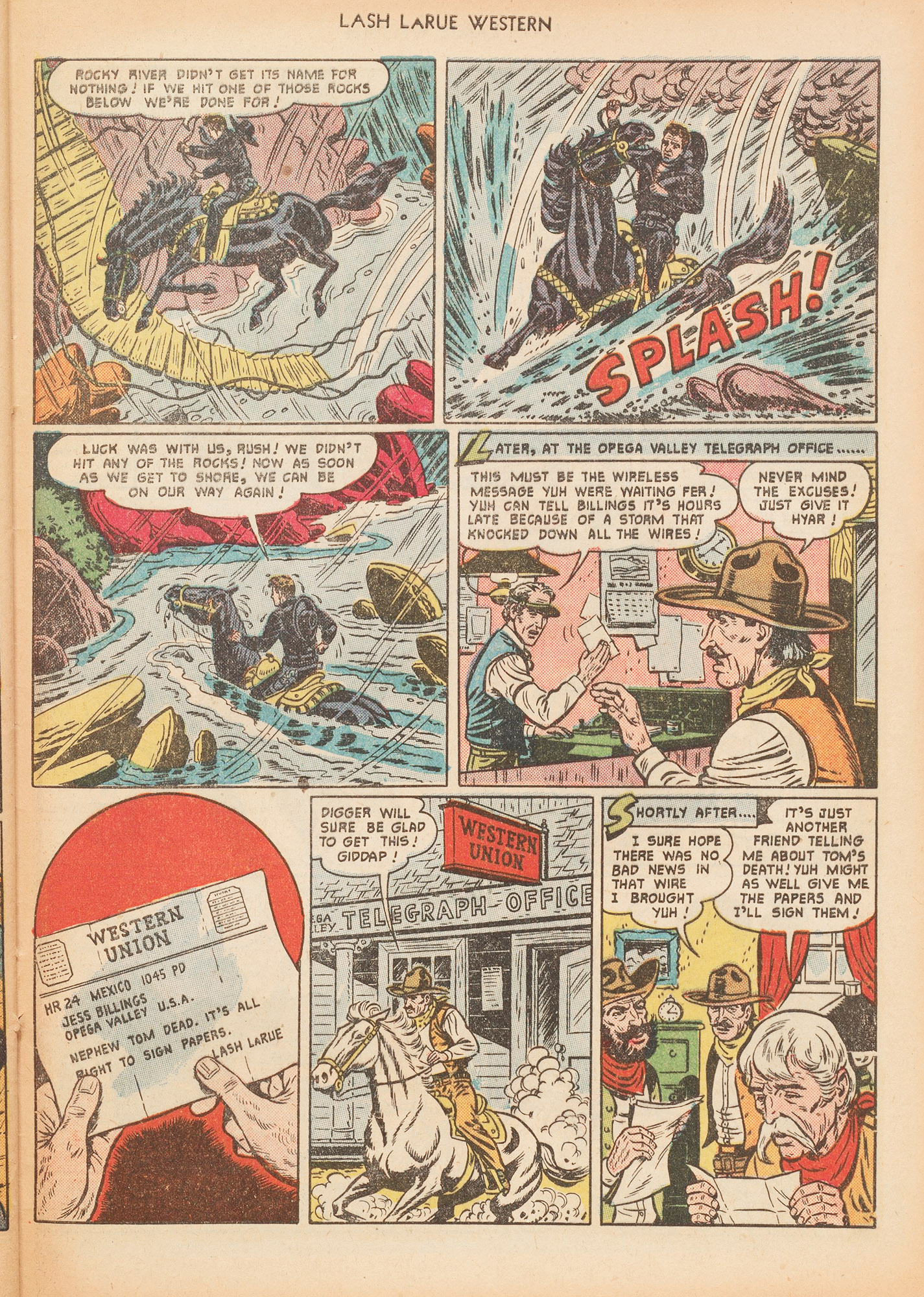 Read online Lash Larue Western (1949) comic -  Issue #16 - 33