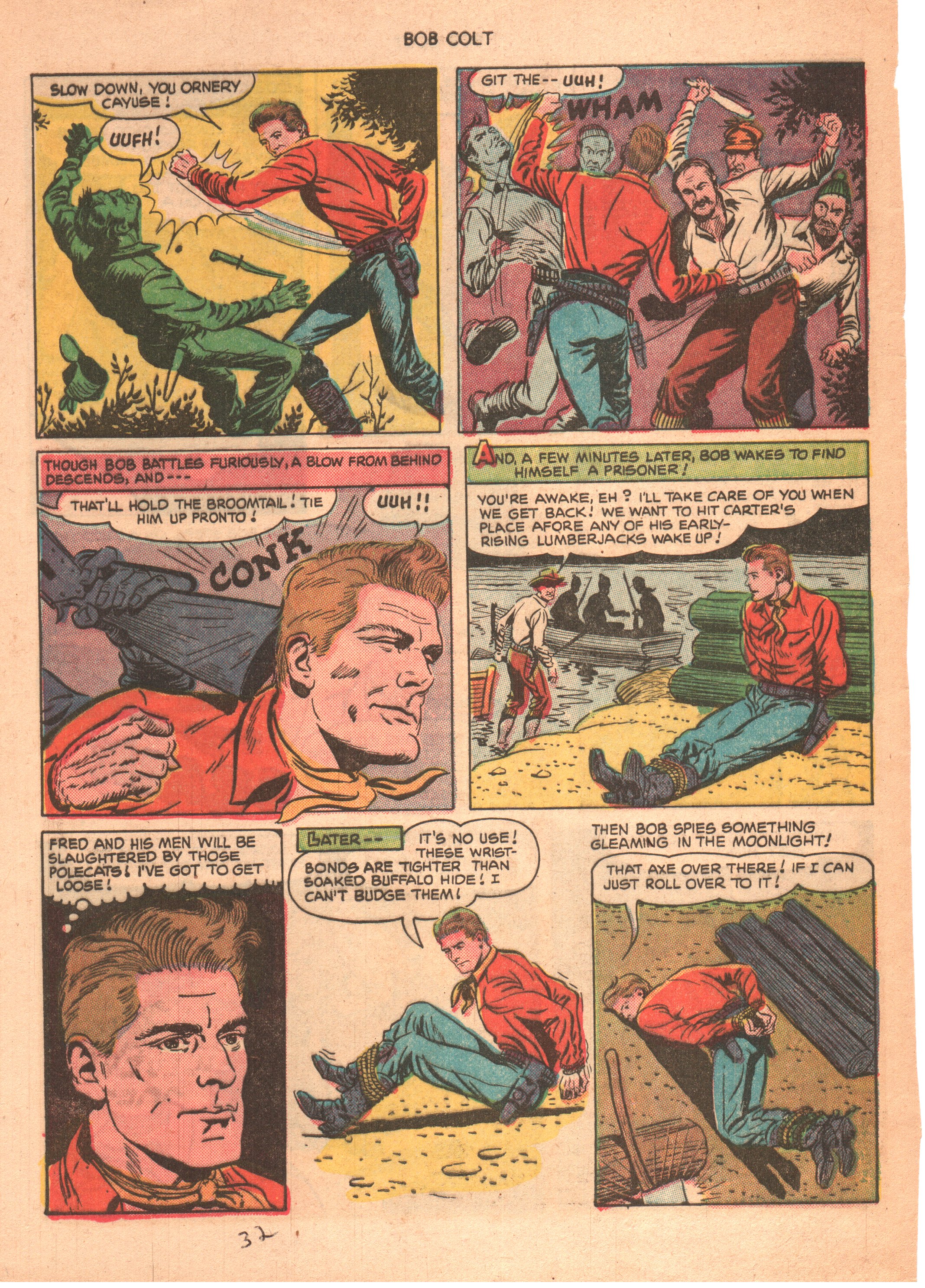 Read online Bob Colt Western comic -  Issue #4 - 32