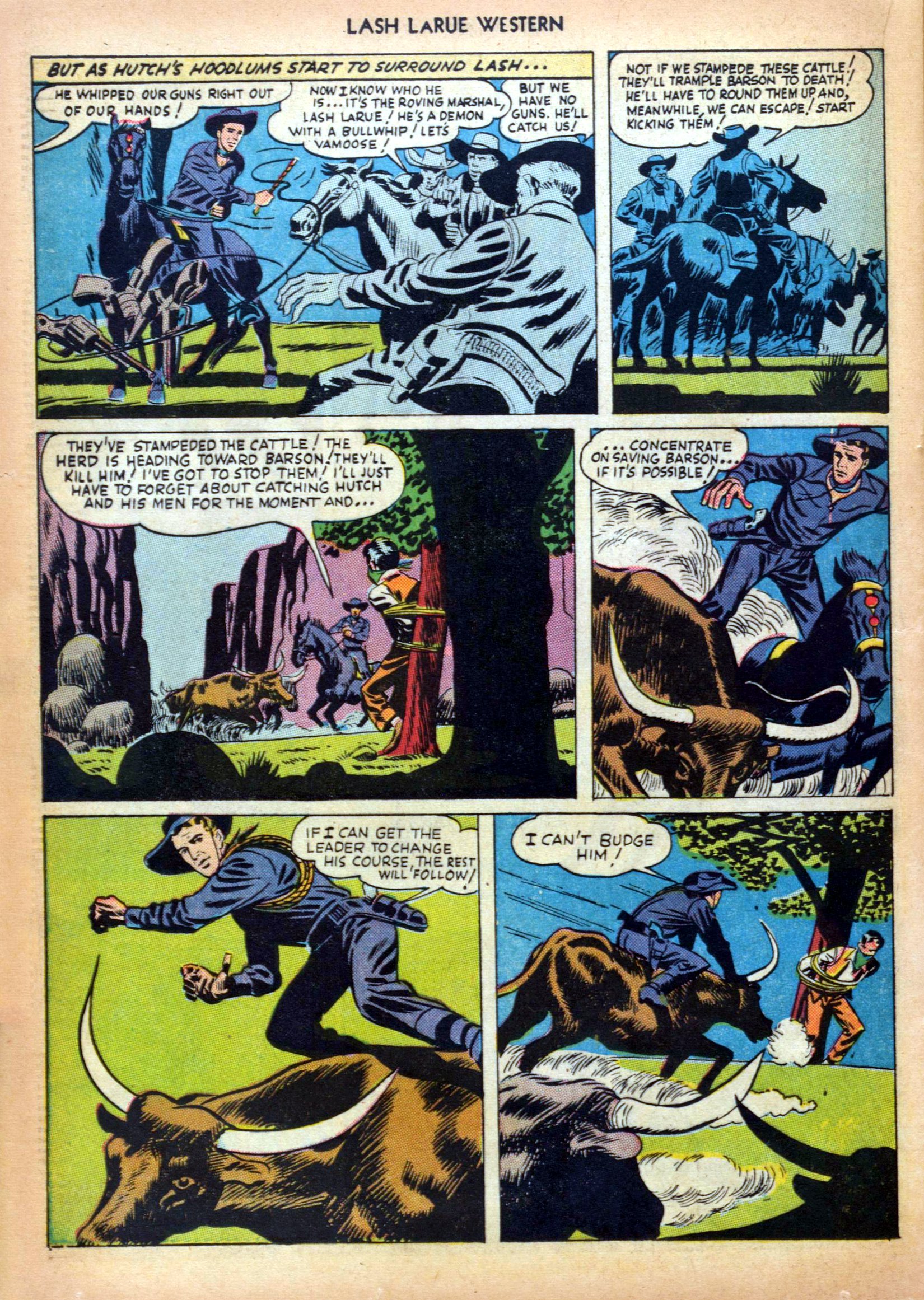 Read online Lash Larue Western (1949) comic -  Issue #5 - 20
