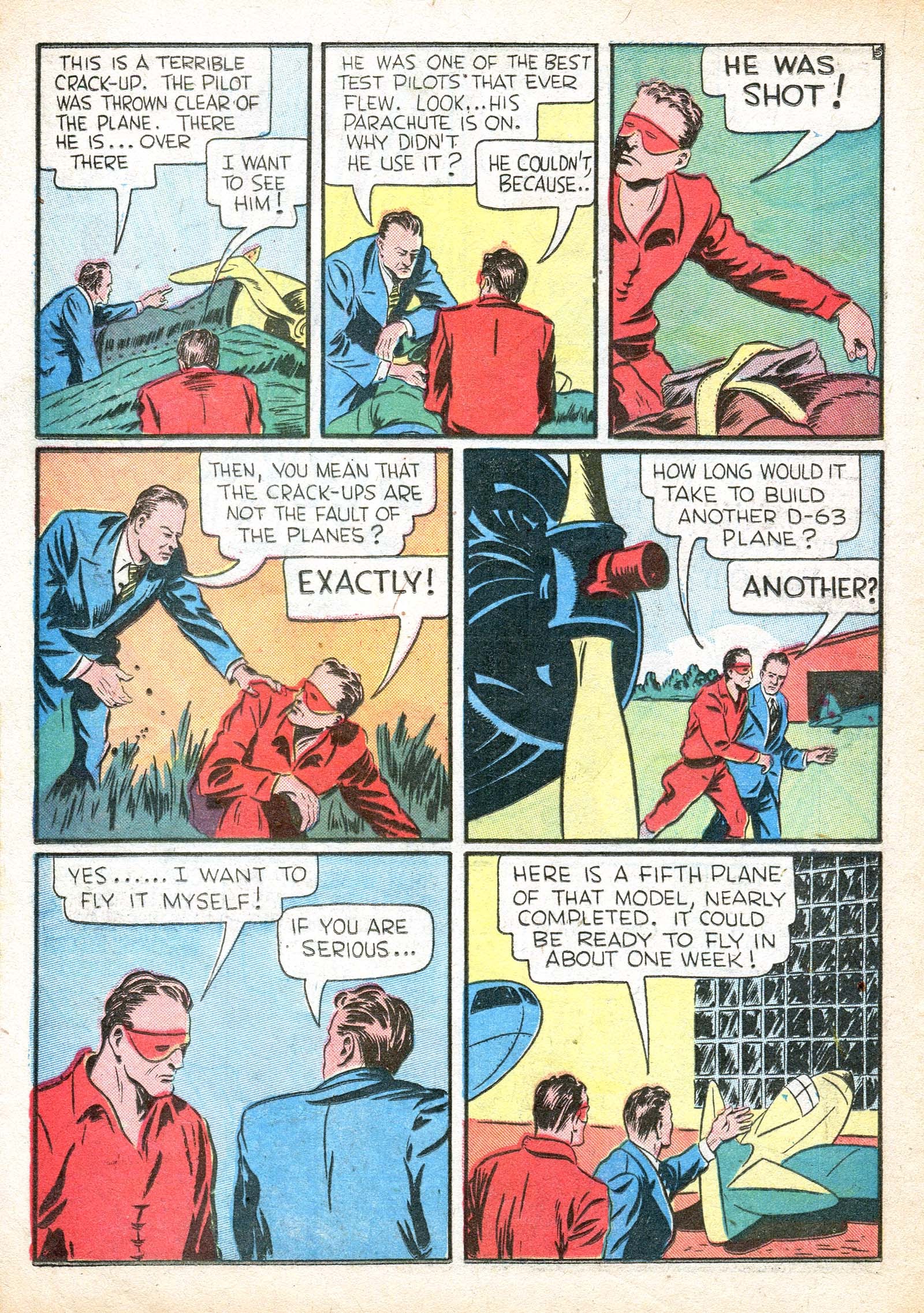 Read online Masked Marvel comic -  Issue #3 - 38