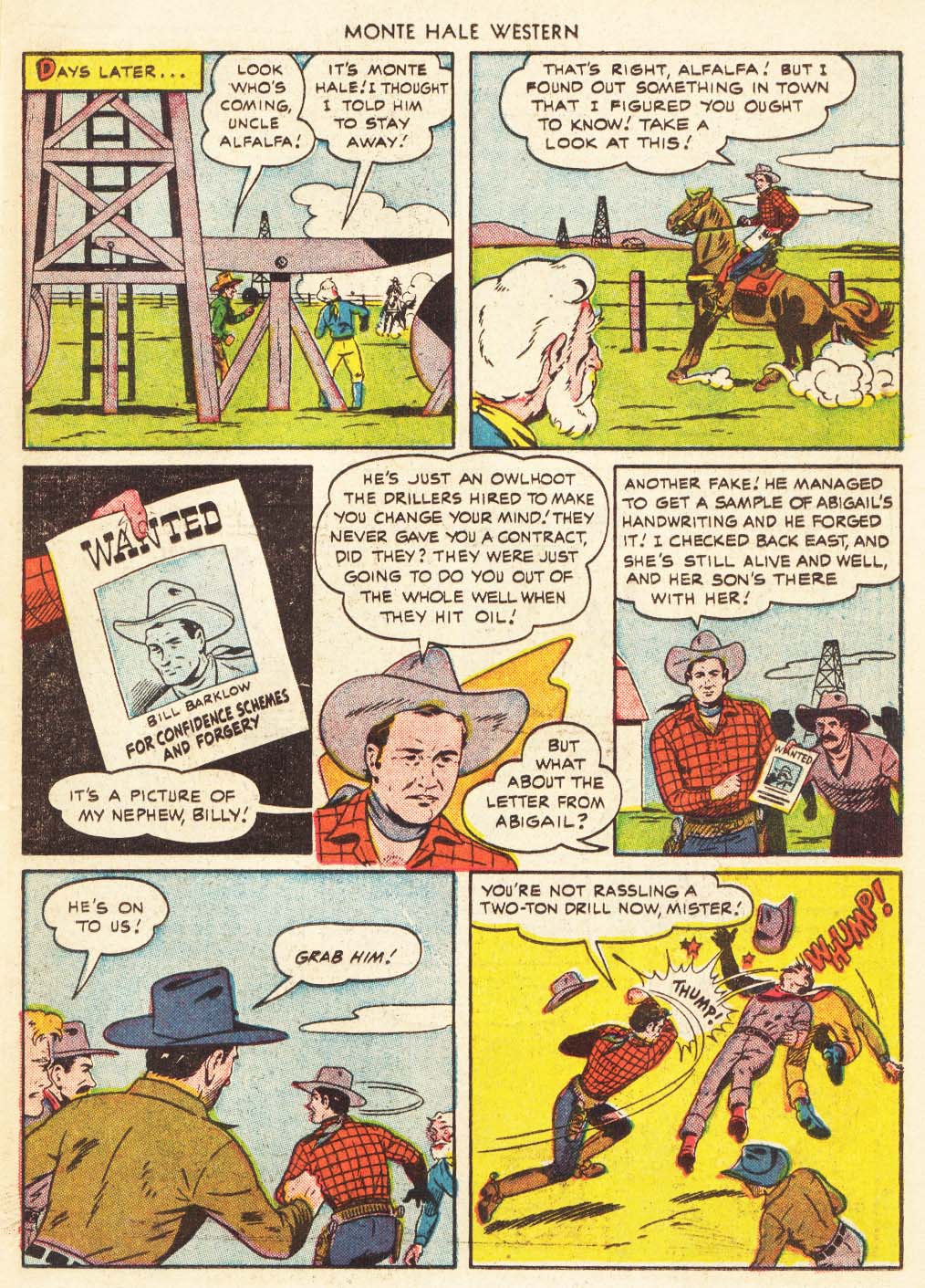Read online Monte Hale Western comic -  Issue #56 - 22