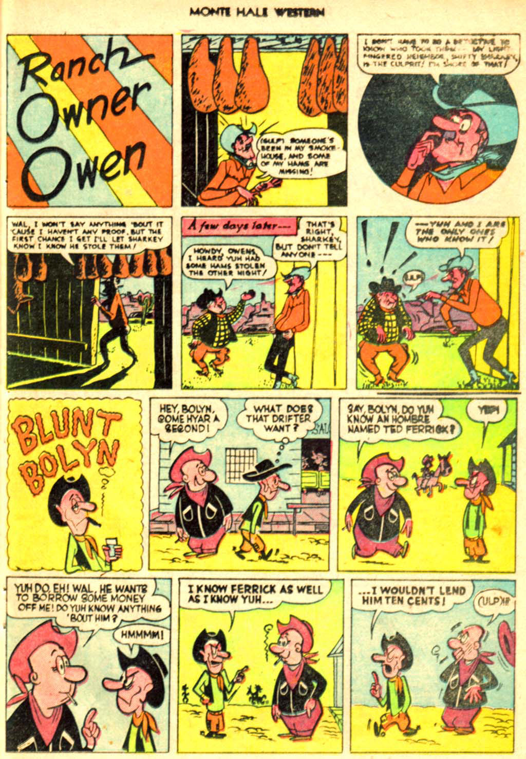 Read online Monte Hale Western comic -  Issue #61 - 25
