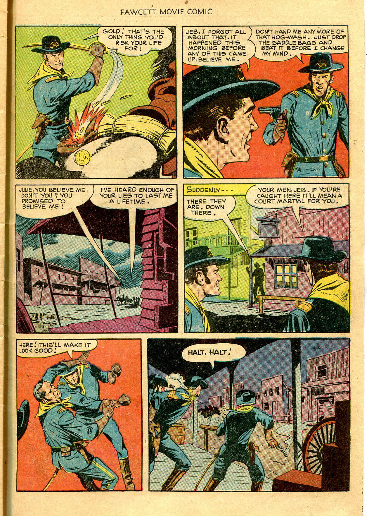 Read online Fawcett Movie Comic comic -  Issue #14 - 23