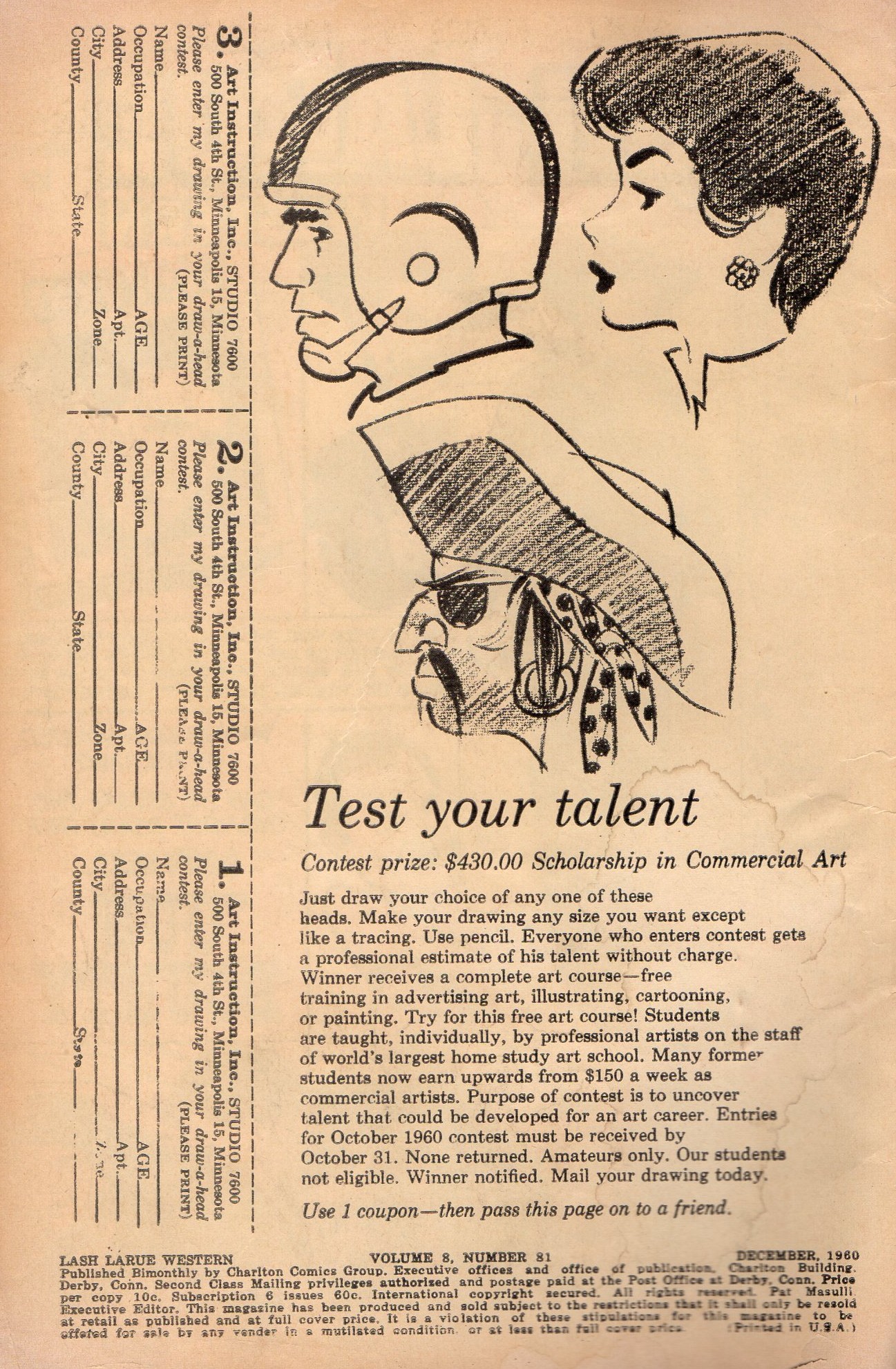 Read online Lash Larue Western (1949) comic -  Issue #81 - 2