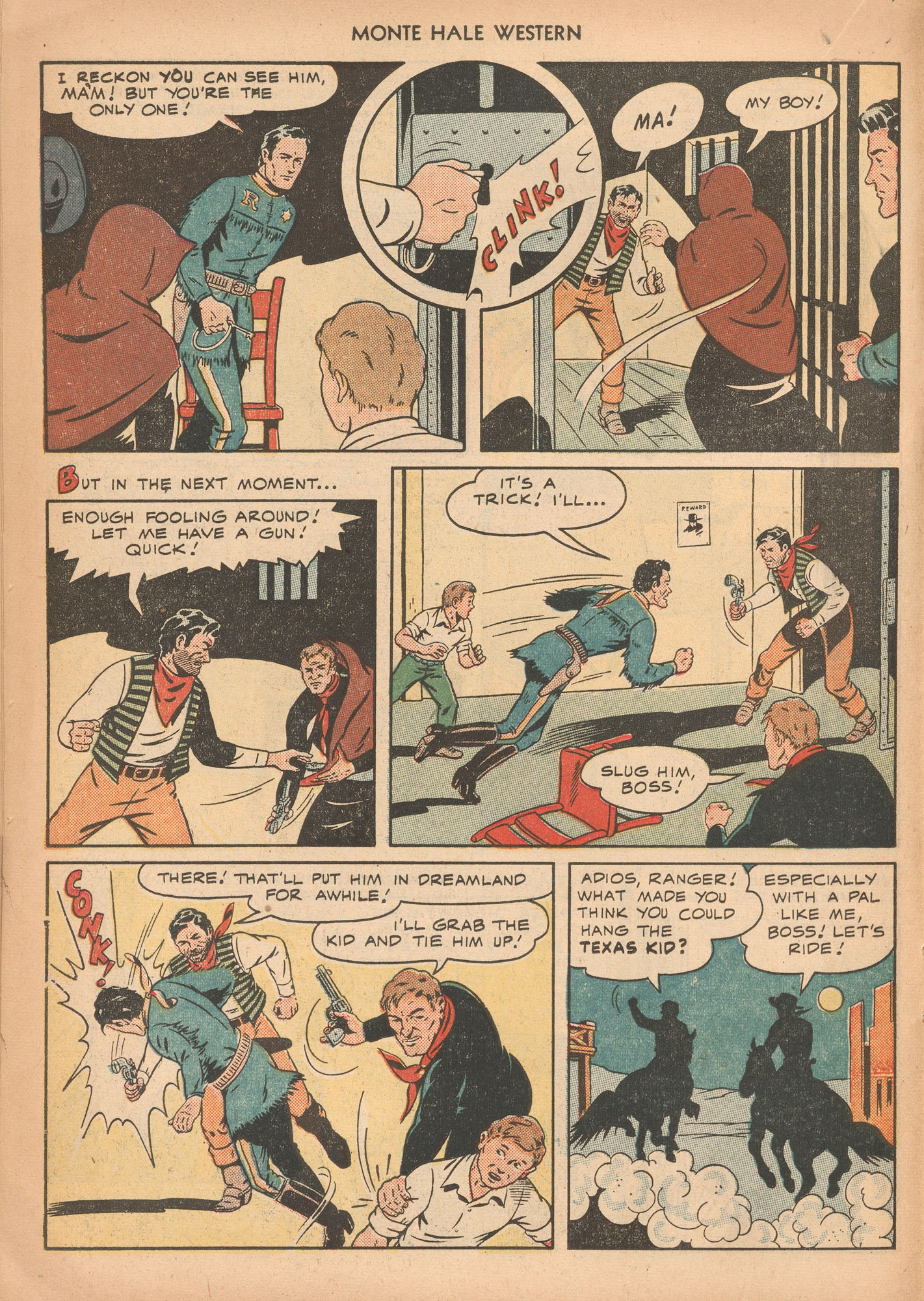 Read online Monte Hale Western comic -  Issue #43 - 18