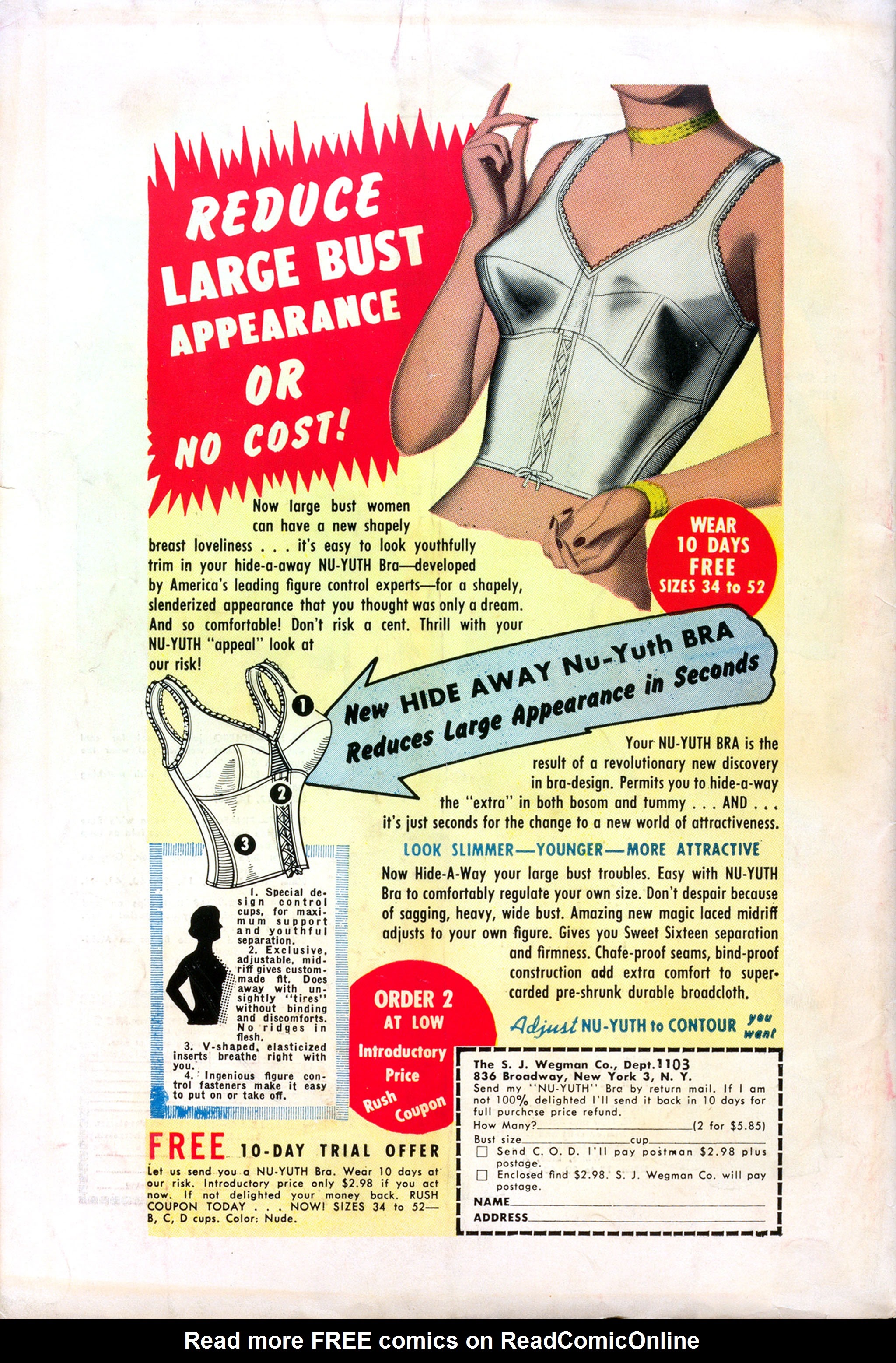 Read online Girl Comics (1949) comic -  Issue #10 - 36