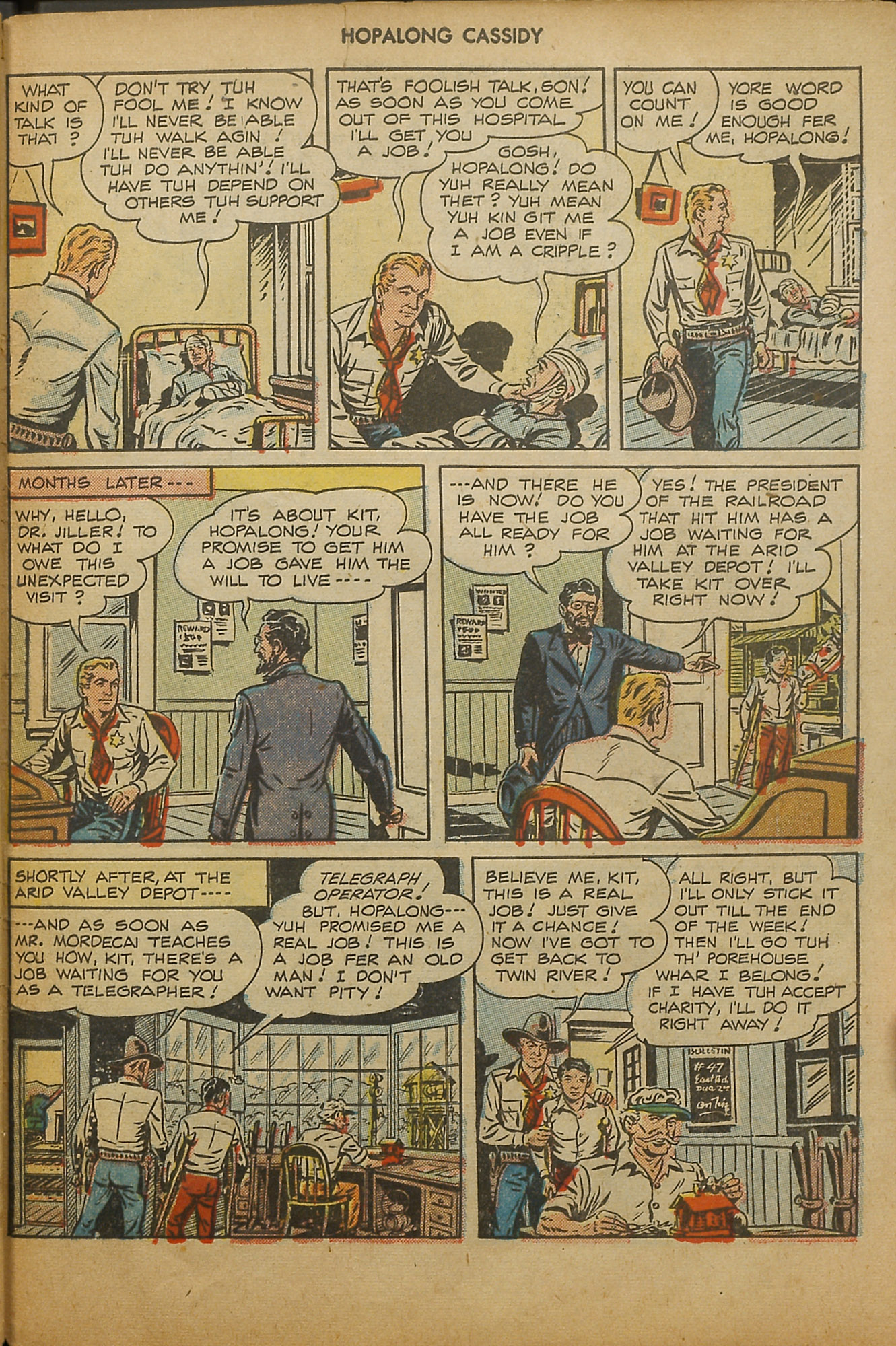 Read online Hopalong Cassidy comic -  Issue #24 - 45