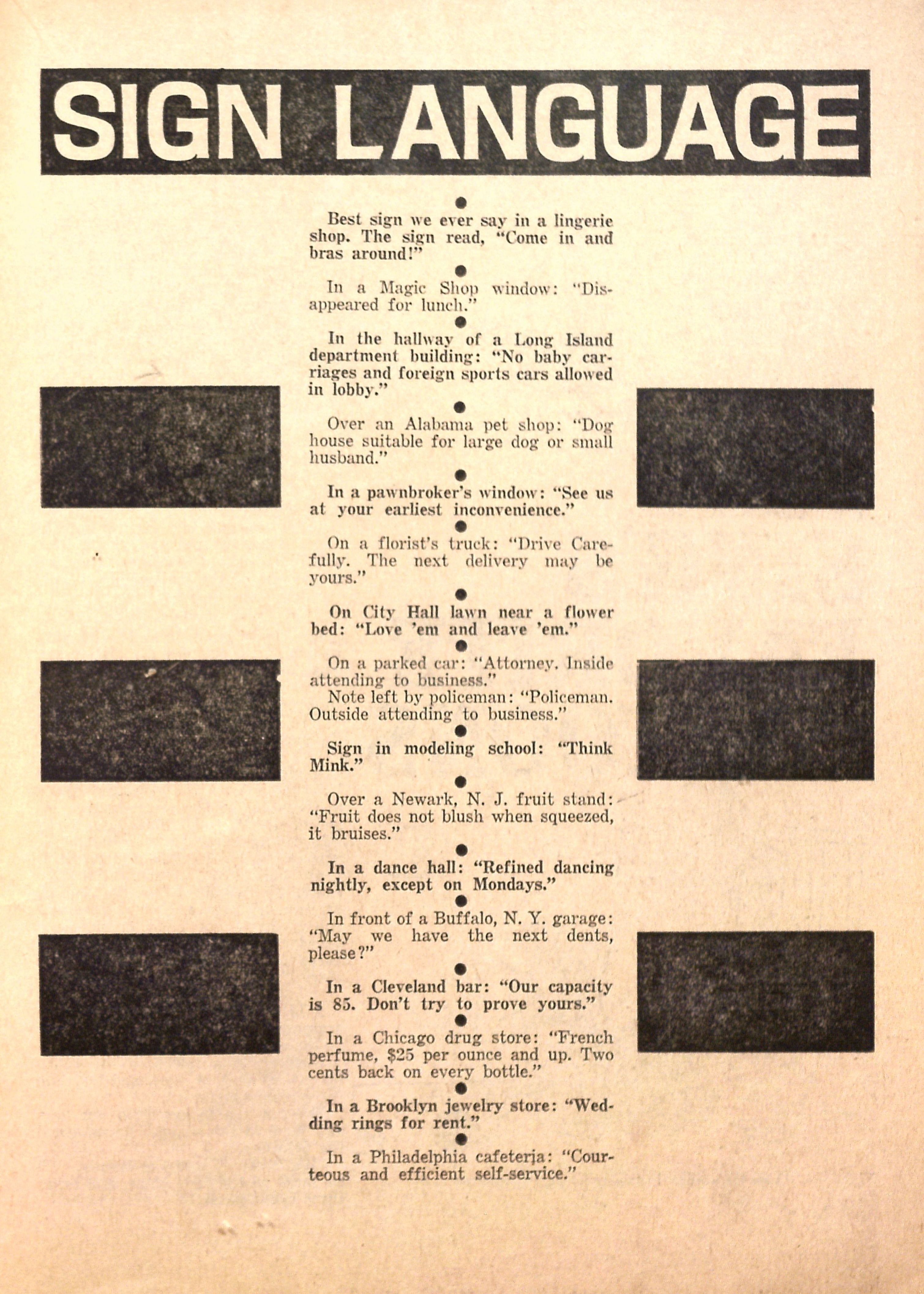 Read online Cartoons and Gags comic -  Issue #30 - 19