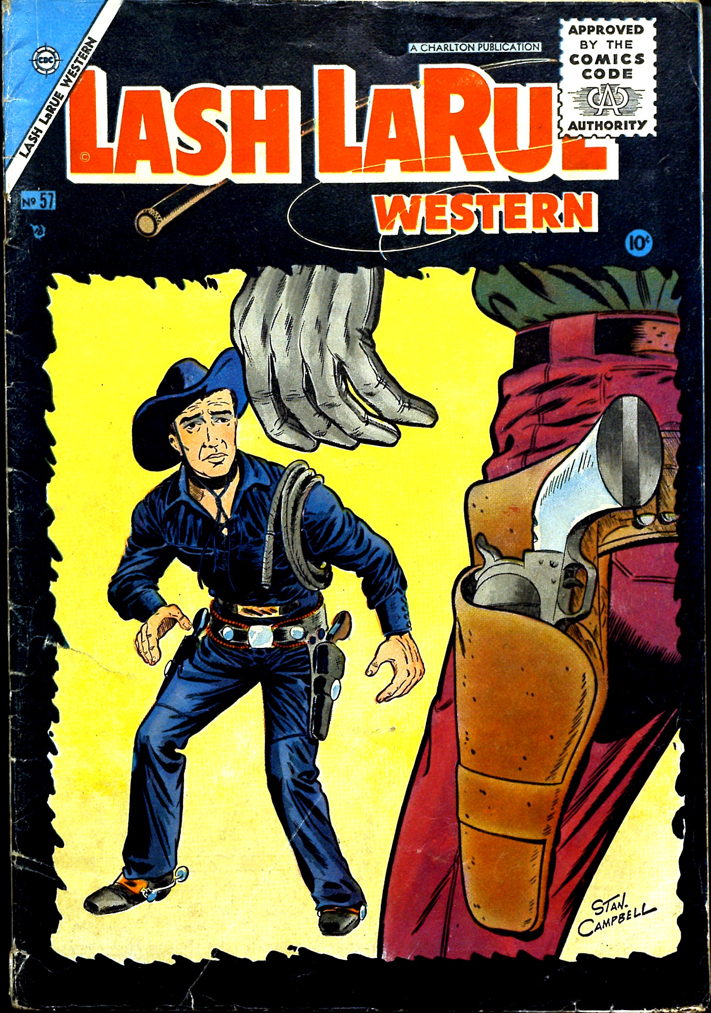 Read online Lash Larue Western (1949) comic -  Issue #57 - 1