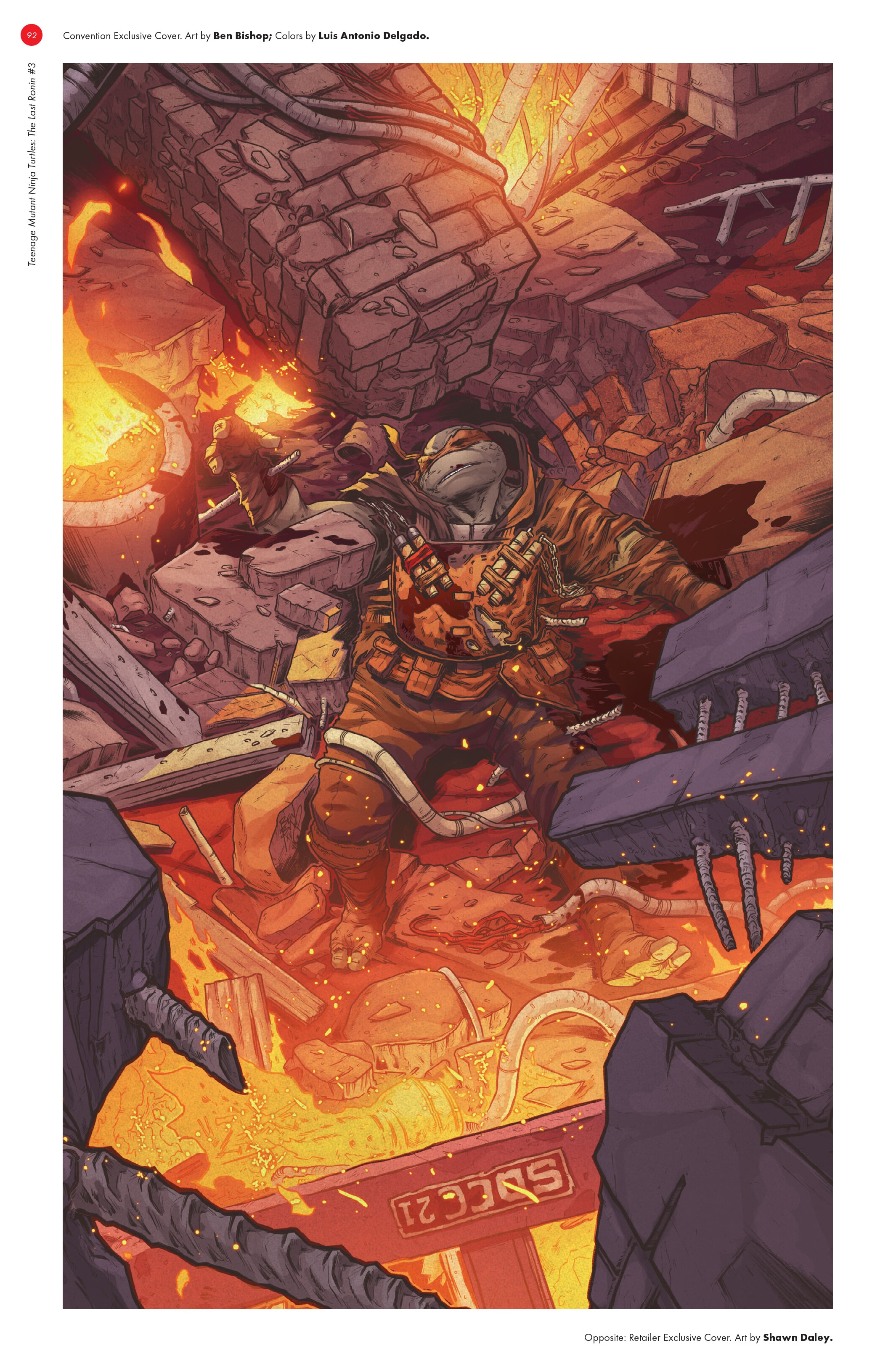 Read online Teenage Mutant Ninja Turtles: The Last Ronin - The Covers comic -  Issue # TPB (Part 1) - 90