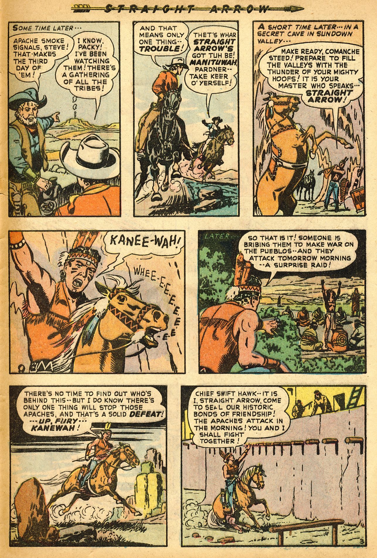 Read online Straight Arrow comic -  Issue #9 - 29
