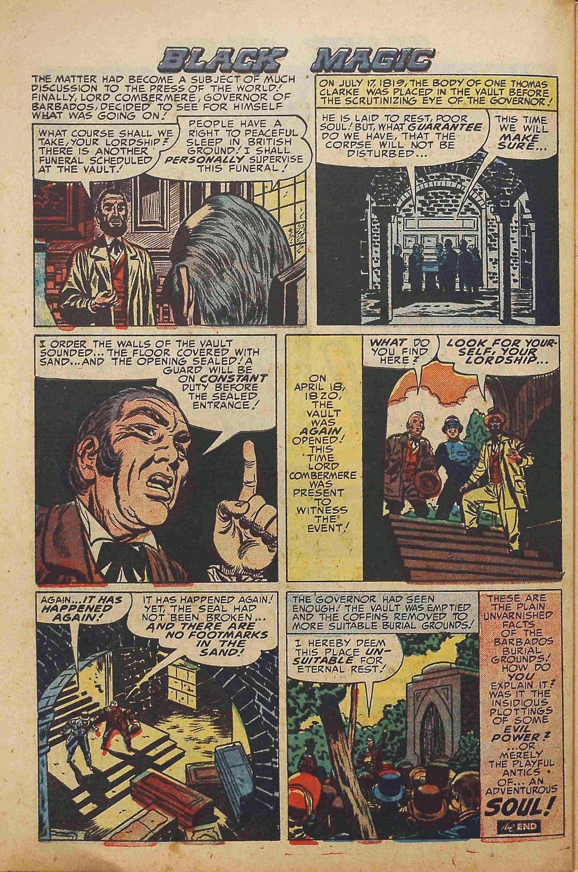 Read online Black Magic (1950) comic -  Issue #22 - 34