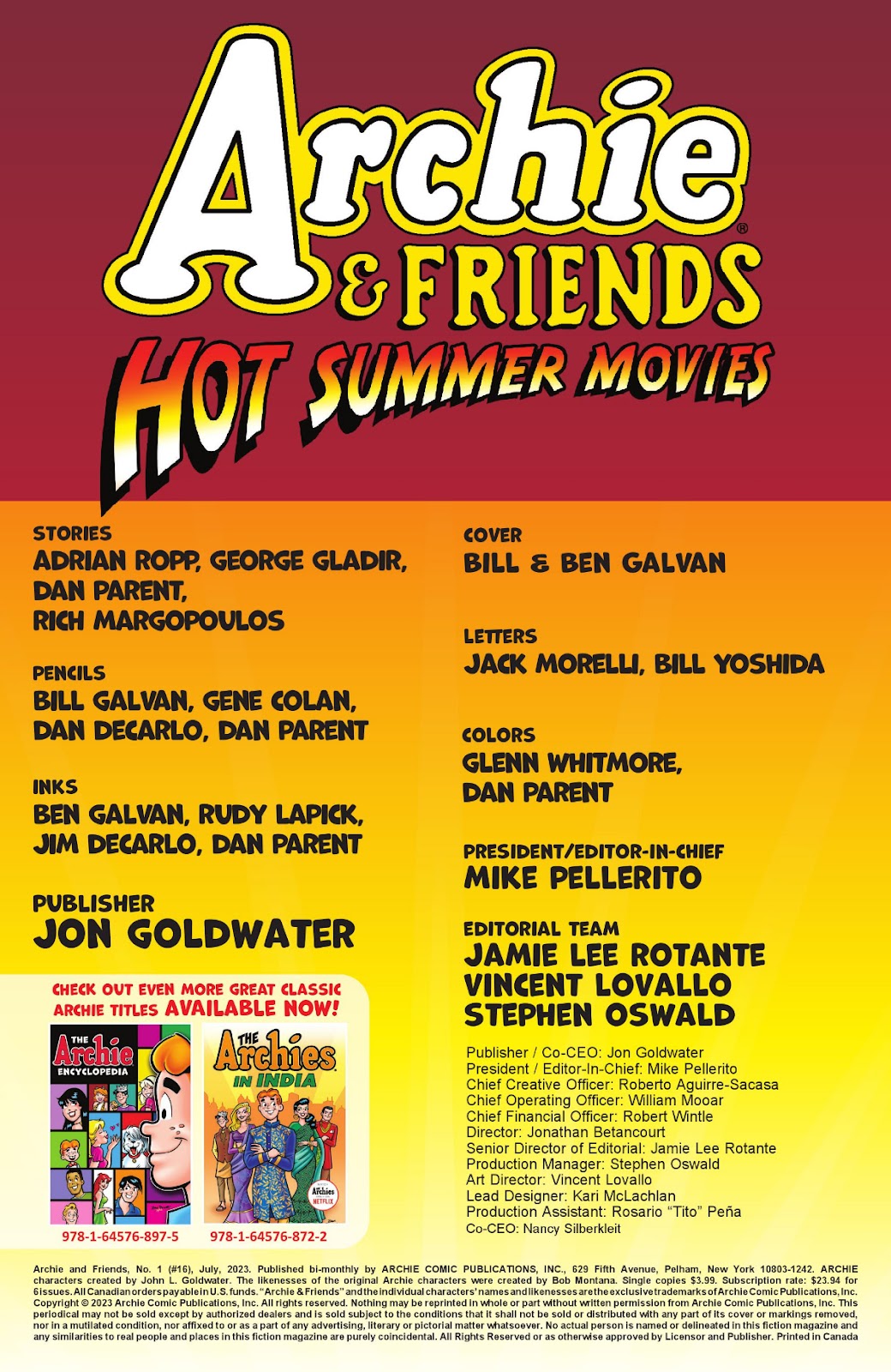 Archie & Friends issue Hot Summer Movies - Page 2