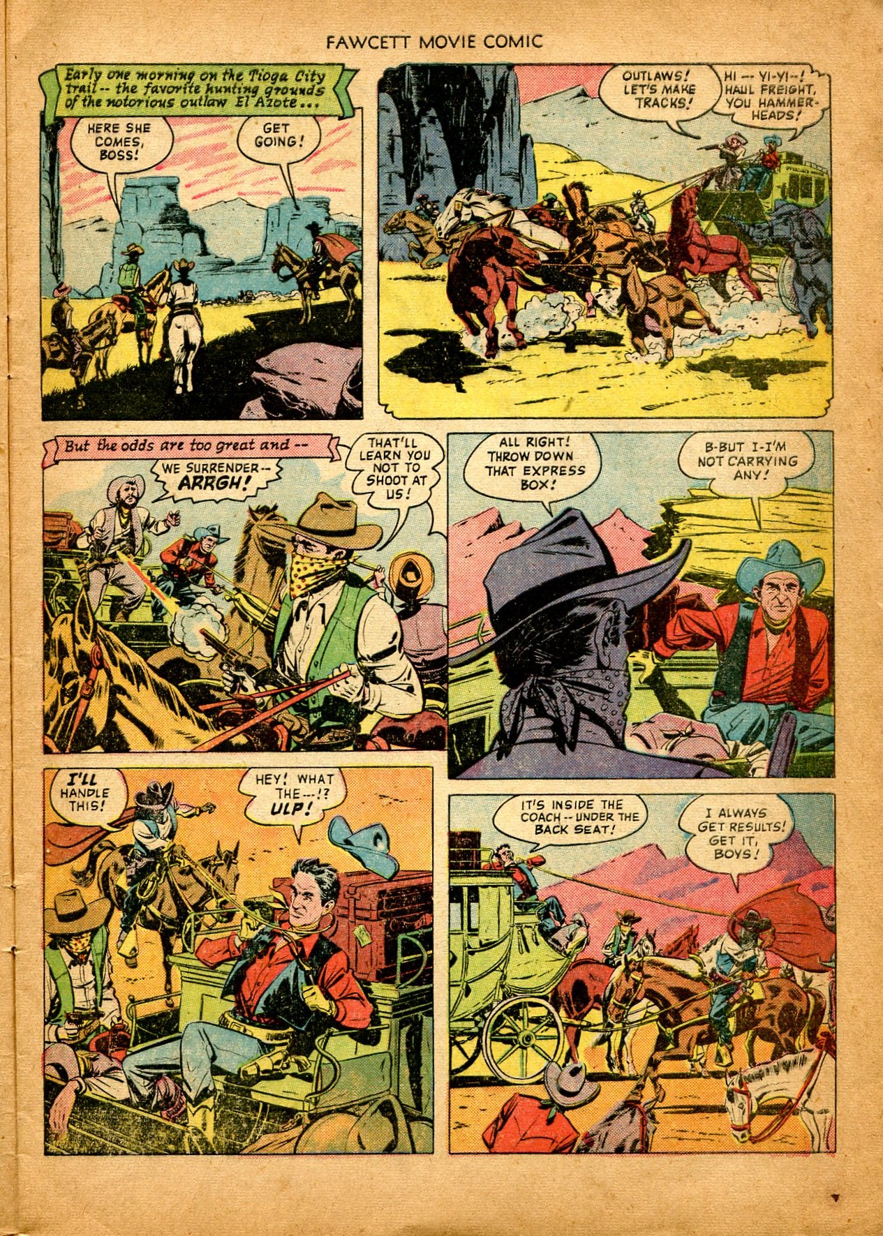 Read online Fawcett Movie Comic comic -  Issue #8 - 5