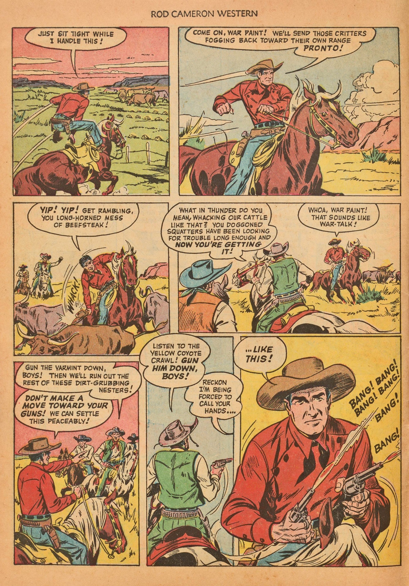 Read online Rod Cameron Western comic -  Issue #2 - 6