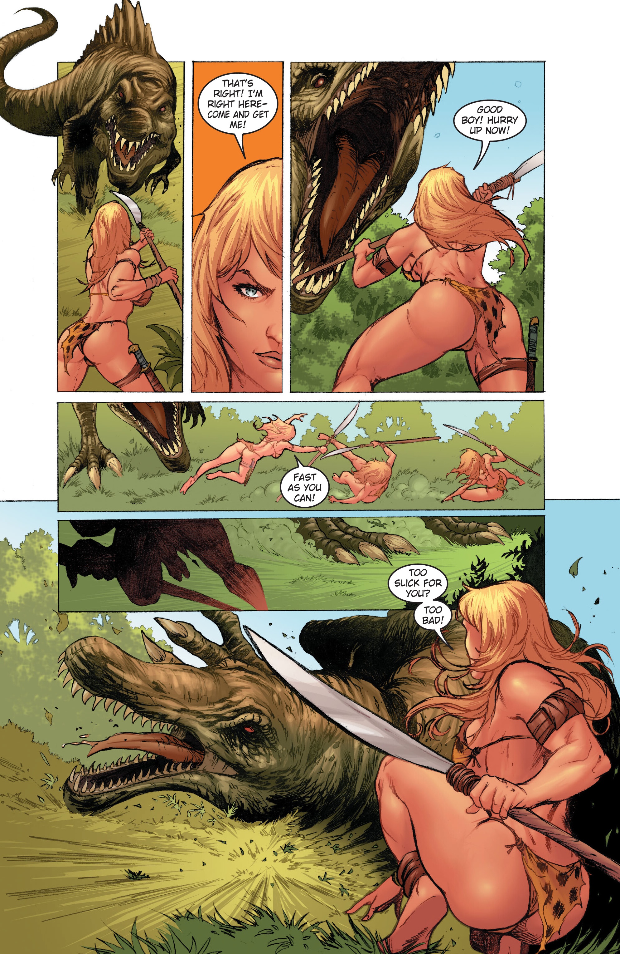 Read online Frank Cho's Jungle Girl: The Complete Omnibus comic -  Issue # TPB (Part 1) - 47