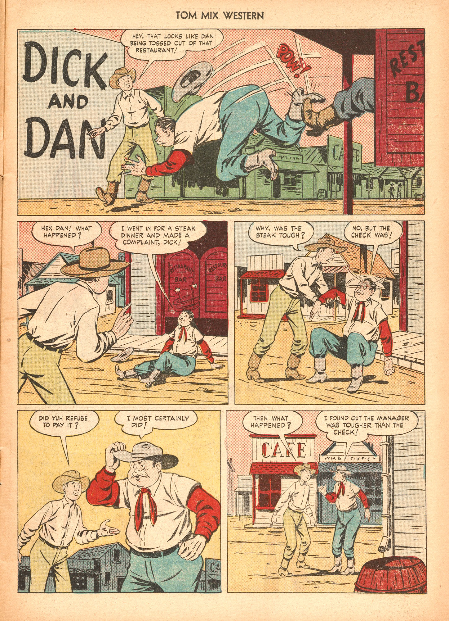 Read online Tom Mix Western (1948) comic -  Issue #40 - 11