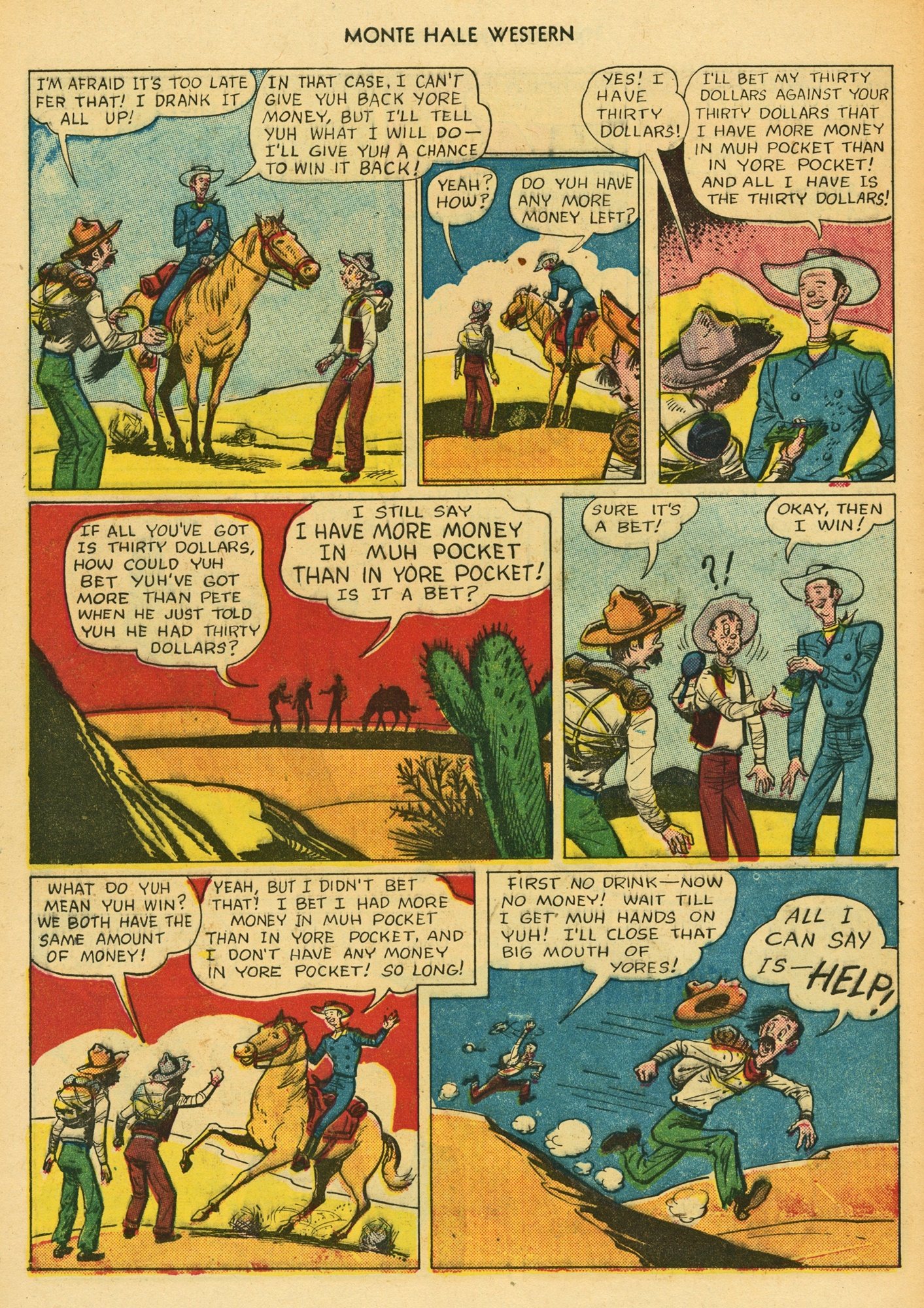 Read online Monte Hale Western comic -  Issue #60 - 28