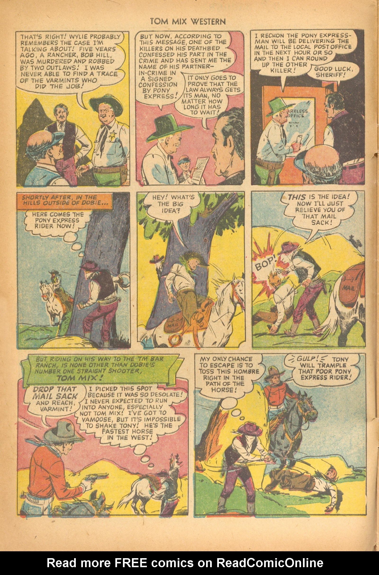 Read online Tom Mix Western (1948) comic -  Issue #49 - 4