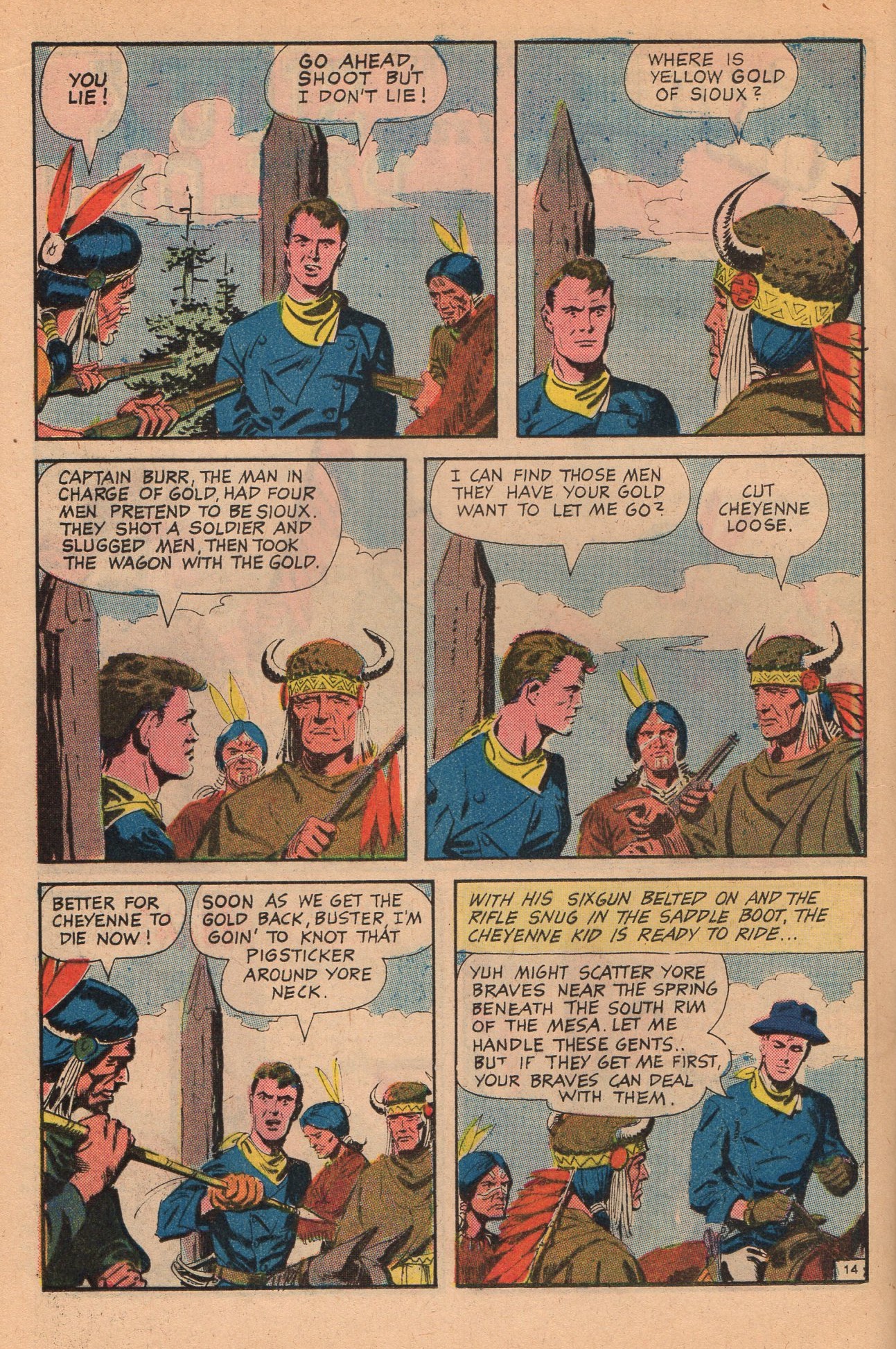 Read online Cheyenne Kid comic -  Issue #62 - 20