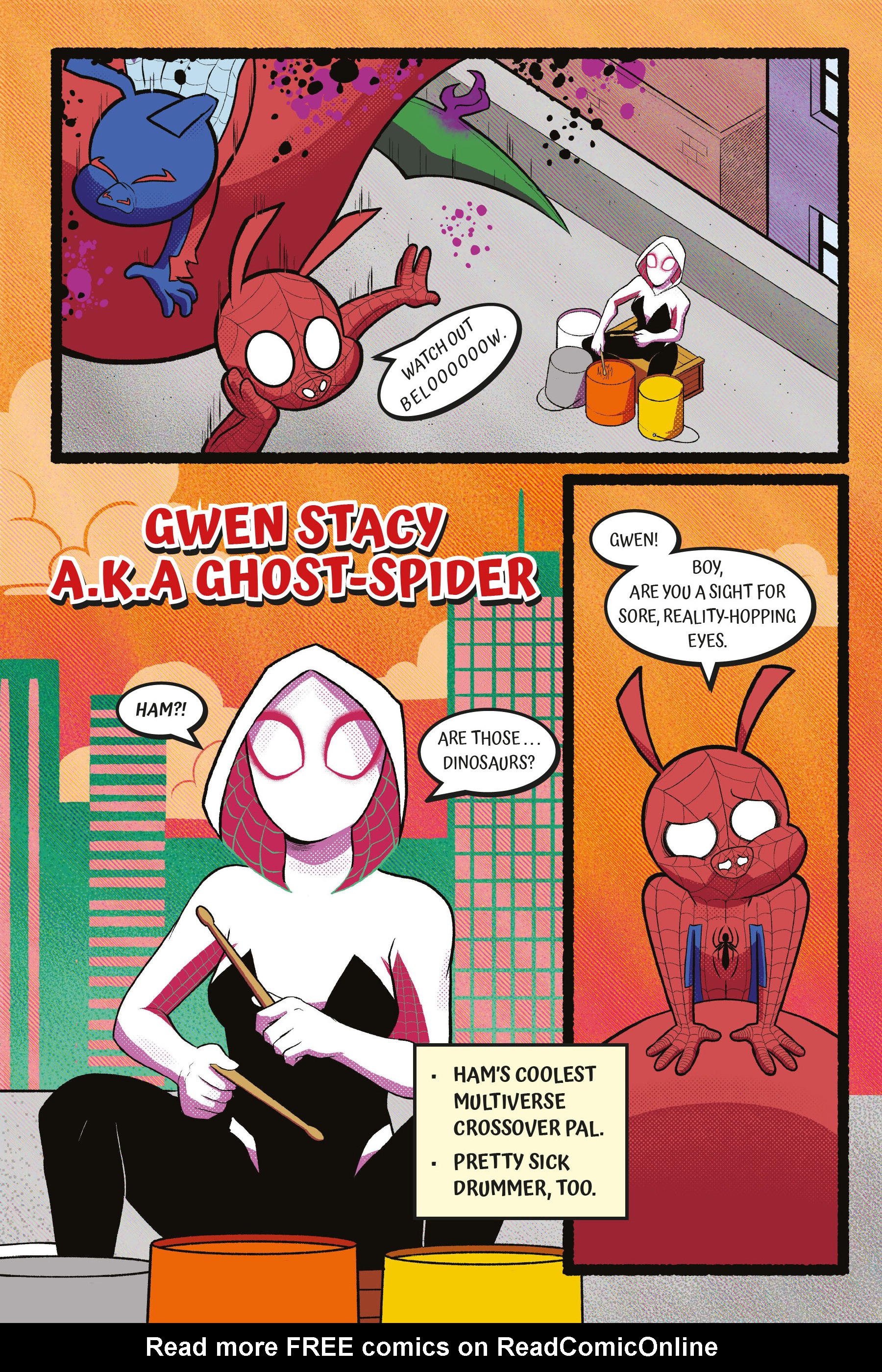 Read online Spider-Ham: A Pig in Time comic -  Issue # TPB - 45