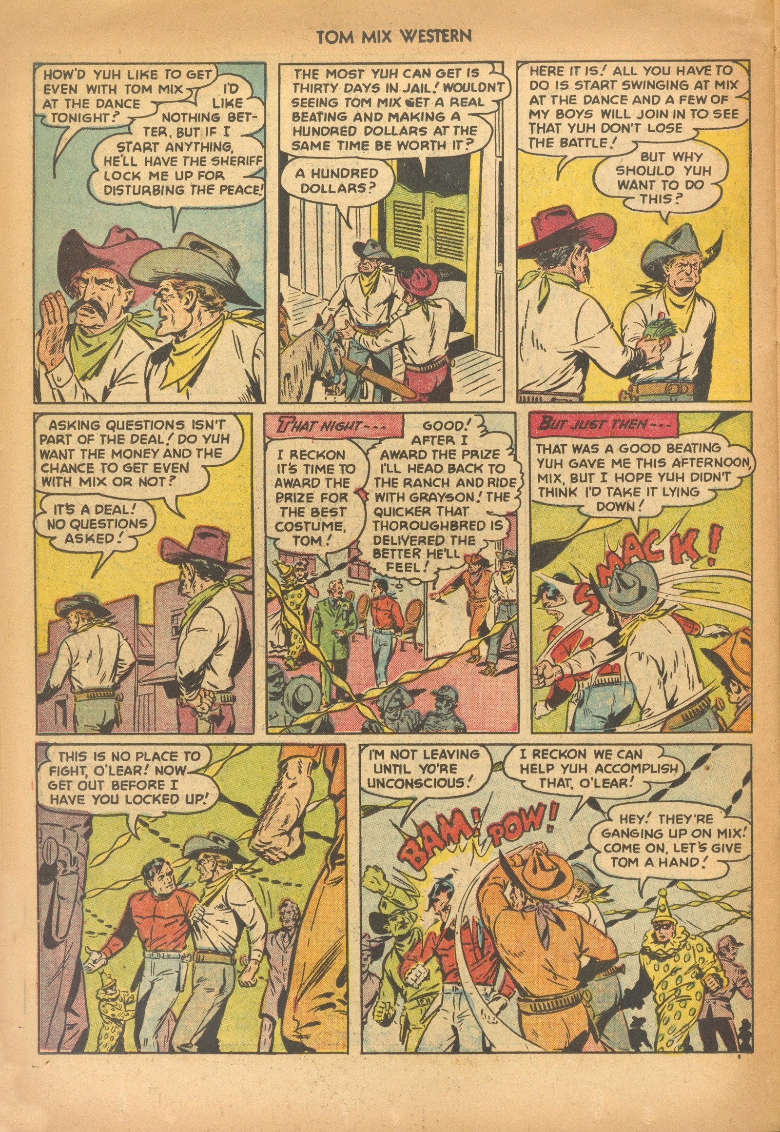 Read online Tom Mix Western (1948) comic -  Issue #57 - 22