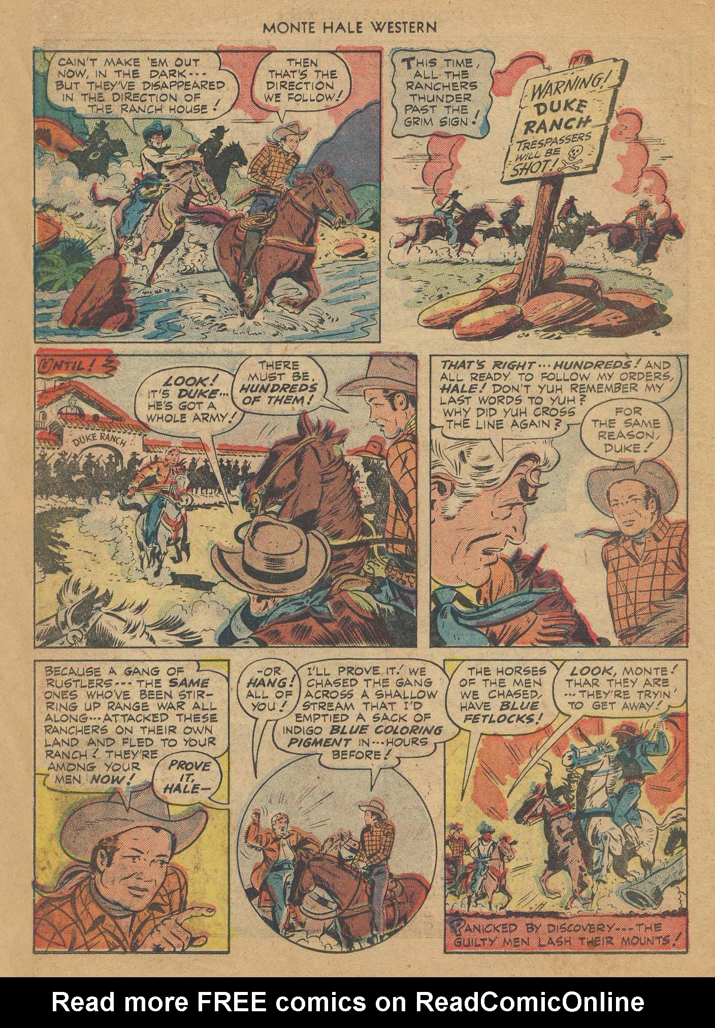Read online Monte Hale Western comic -  Issue #36 - 9