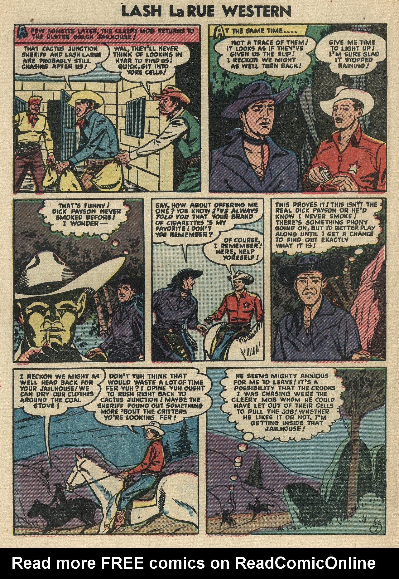 Read online Lash Larue Western (1949) comic -  Issue #47 - 30