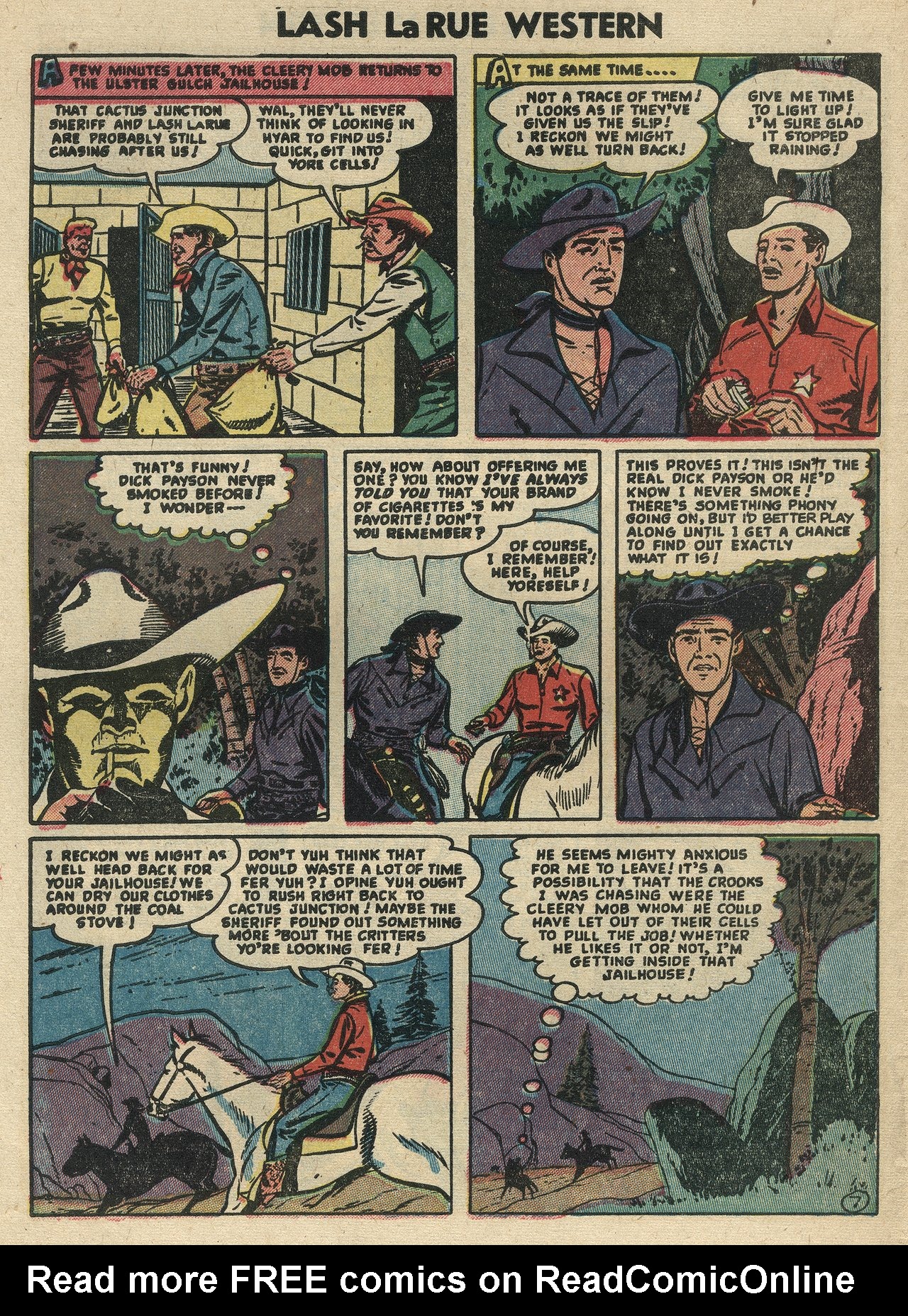 Read online Lash Larue Western (1949) comic -  Issue #47 - 30