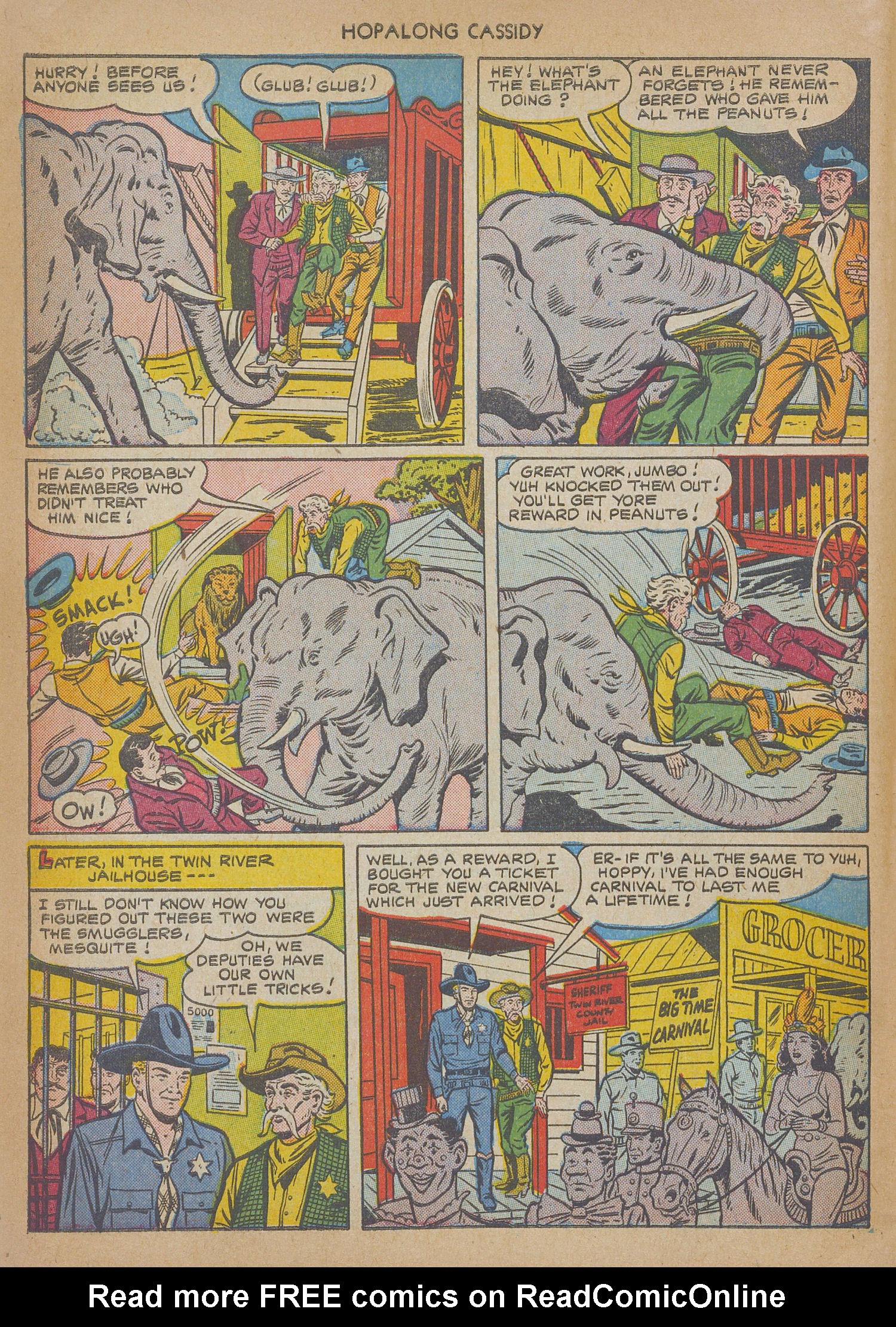 Read online Hopalong Cassidy comic -  Issue #53 - 34