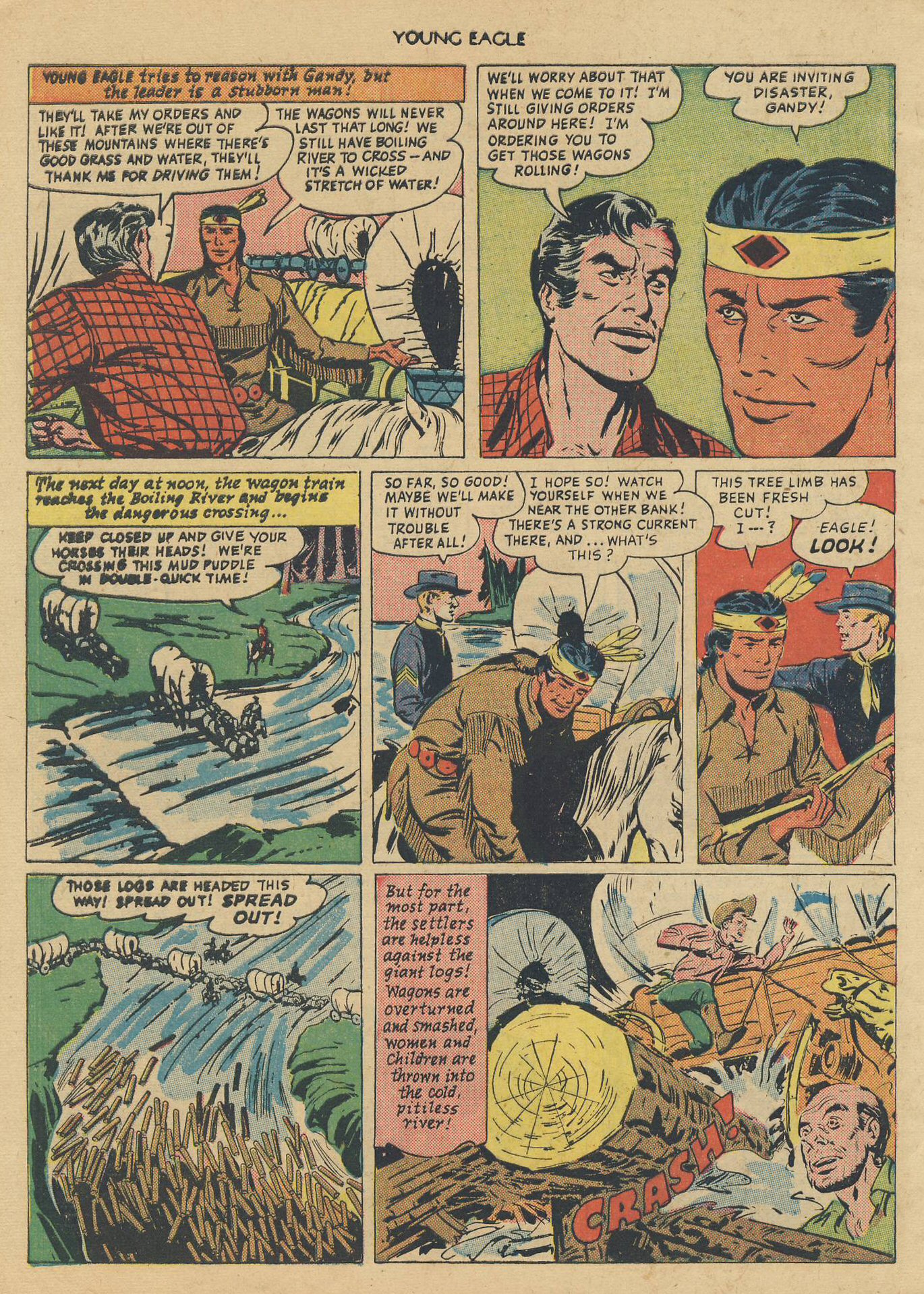 Read online Young Eagle comic -  Issue #1 - 8