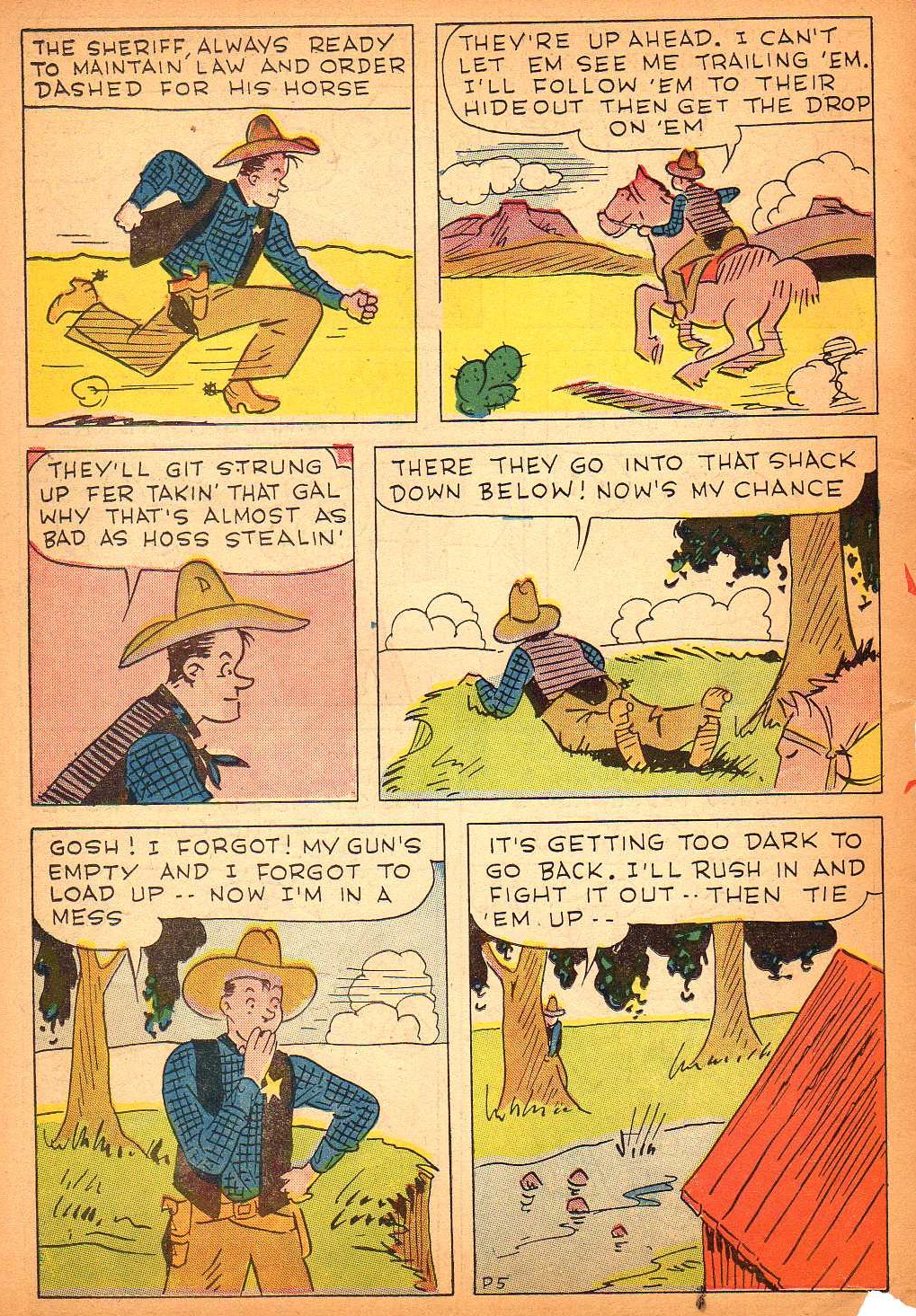 Read online Western Picture Stories comic -  Issue #4 - 8