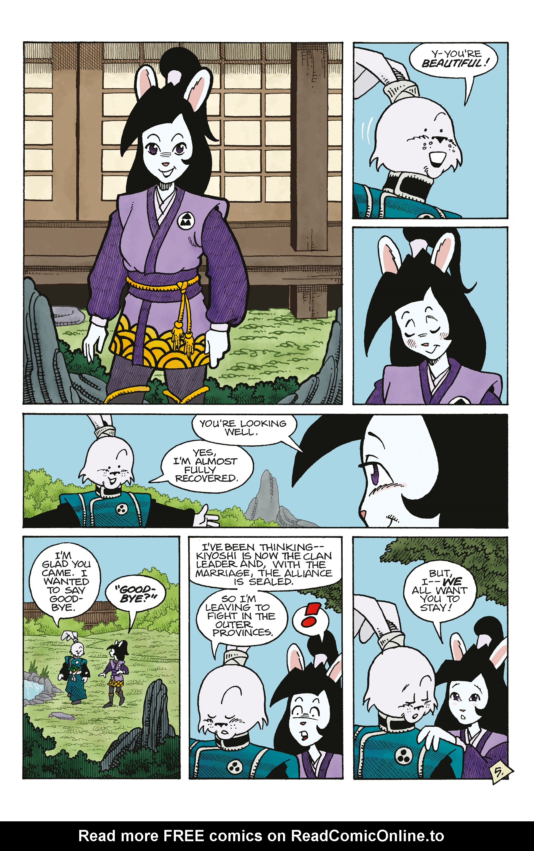 Read online Space Usagi: Death and Honor comic -  Issue #3 - 32
