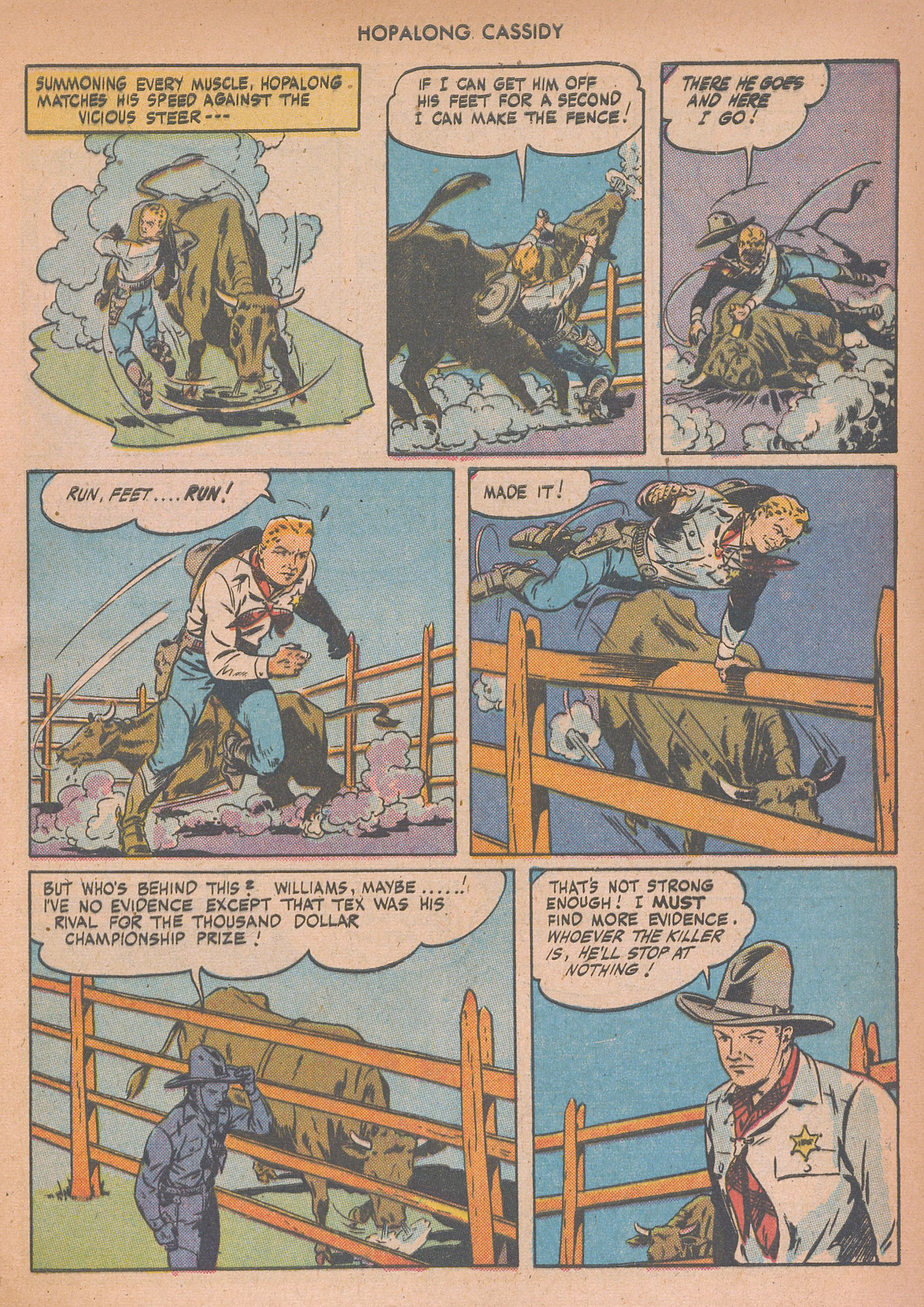 Read online Hopalong Cassidy comic -  Issue #6 - 9