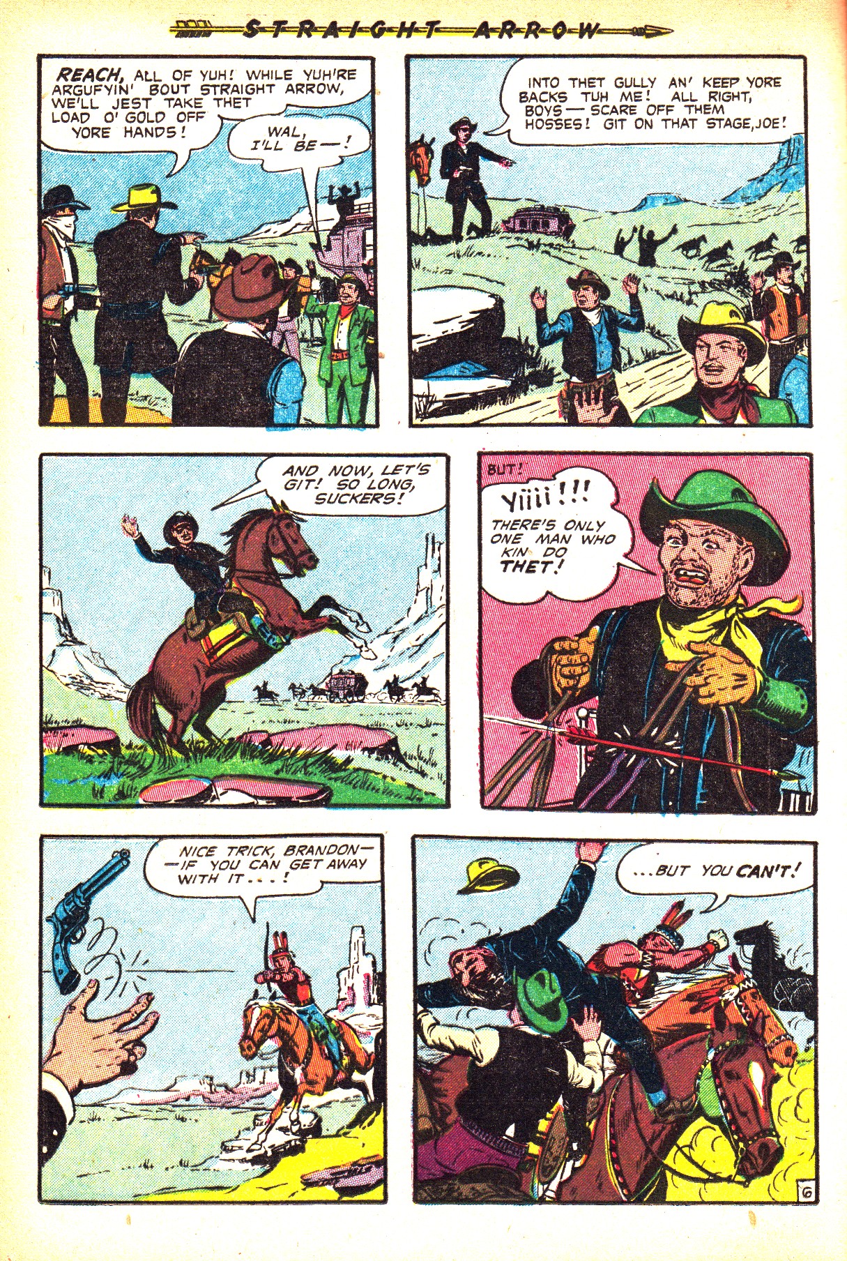 Read online Straight Arrow comic -  Issue #30 - 16
