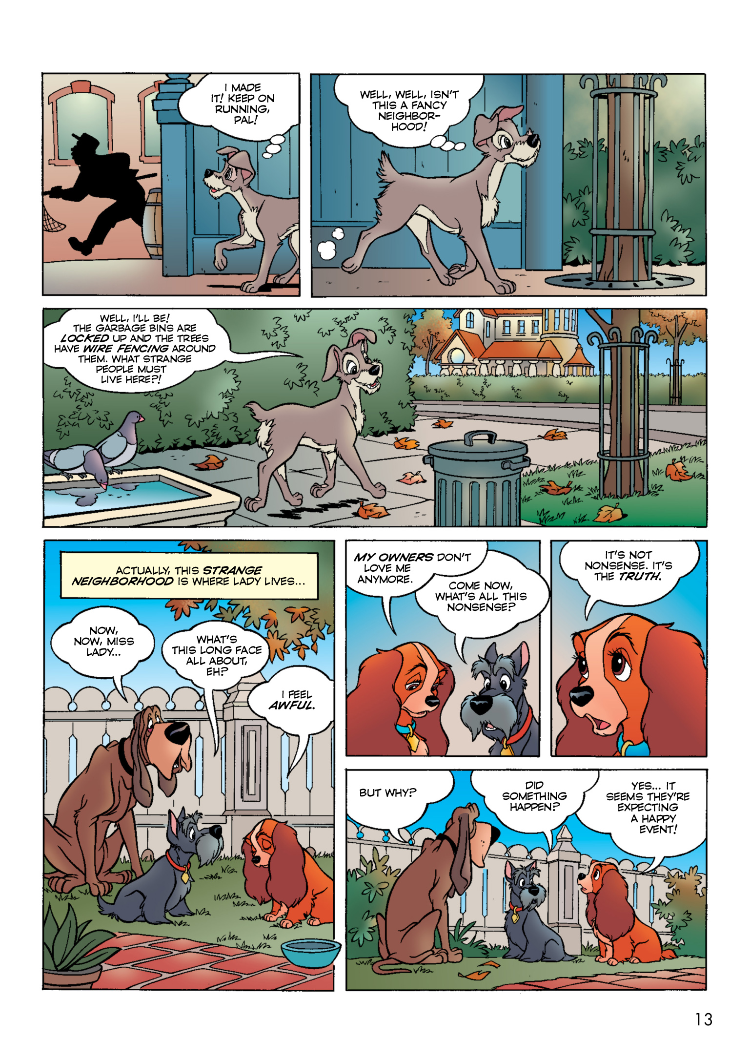 Read online Disney Lady and the Tramp: The Story of the Movie in Comics comic -  Issue # Full - 14
