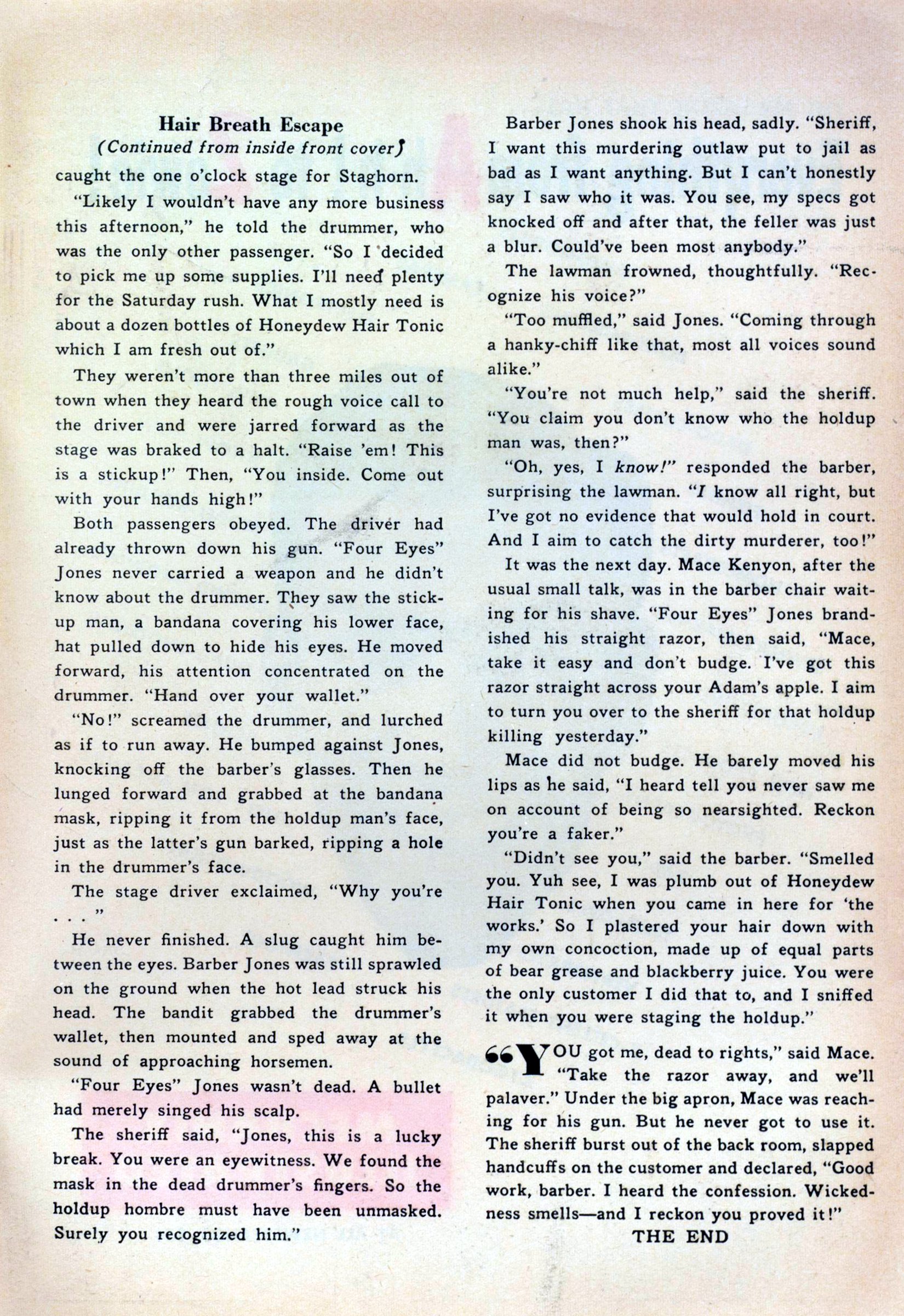 Read online Lash Larue Western (1949) comic -  Issue #38 - 35