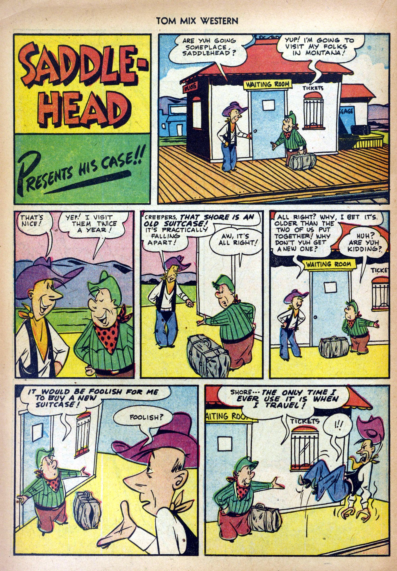 Read online Tom Mix Western (1948) comic -  Issue #48 - 22