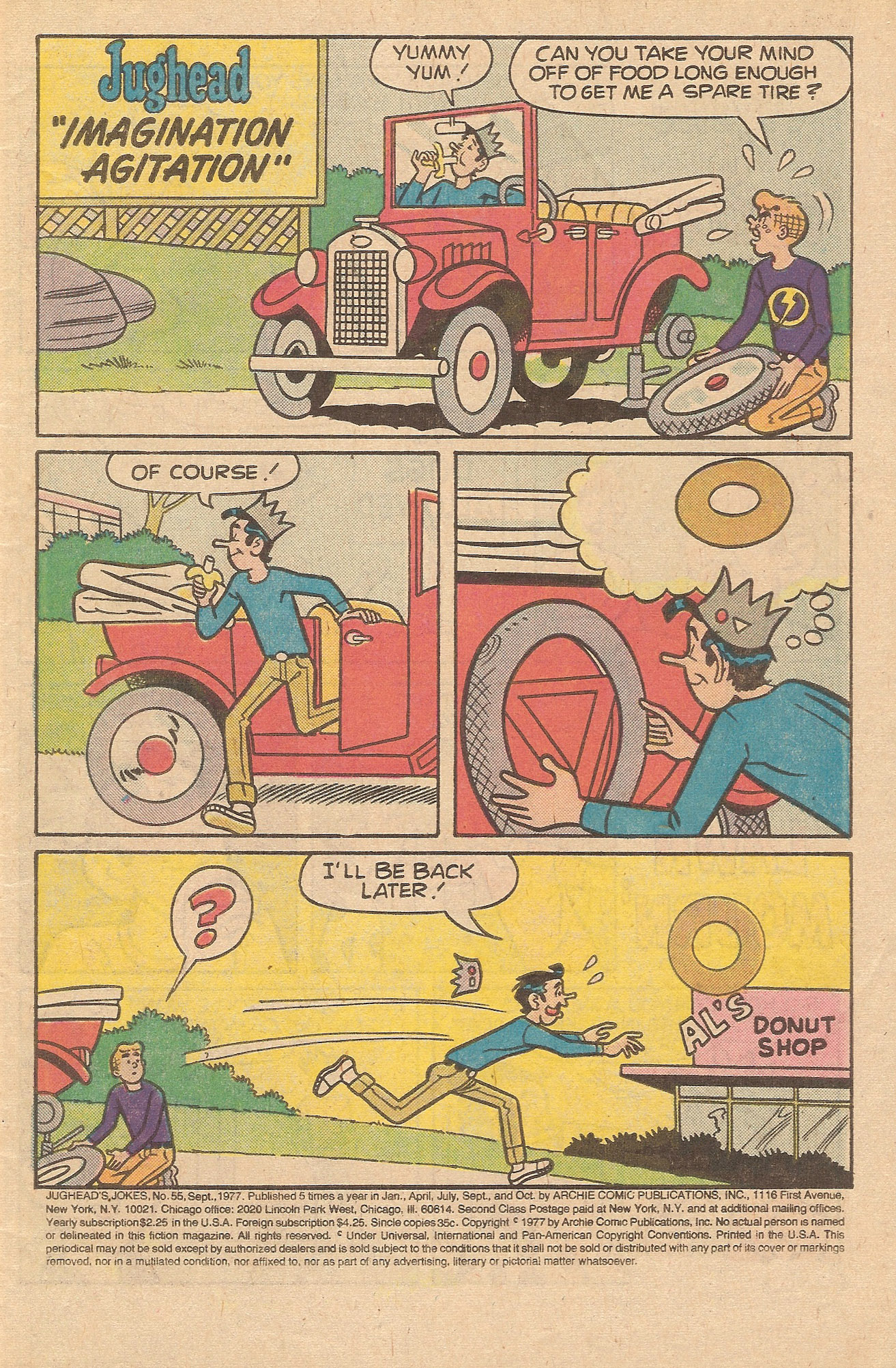 Read online Jughead's Jokes comic -  Issue #55 - 3