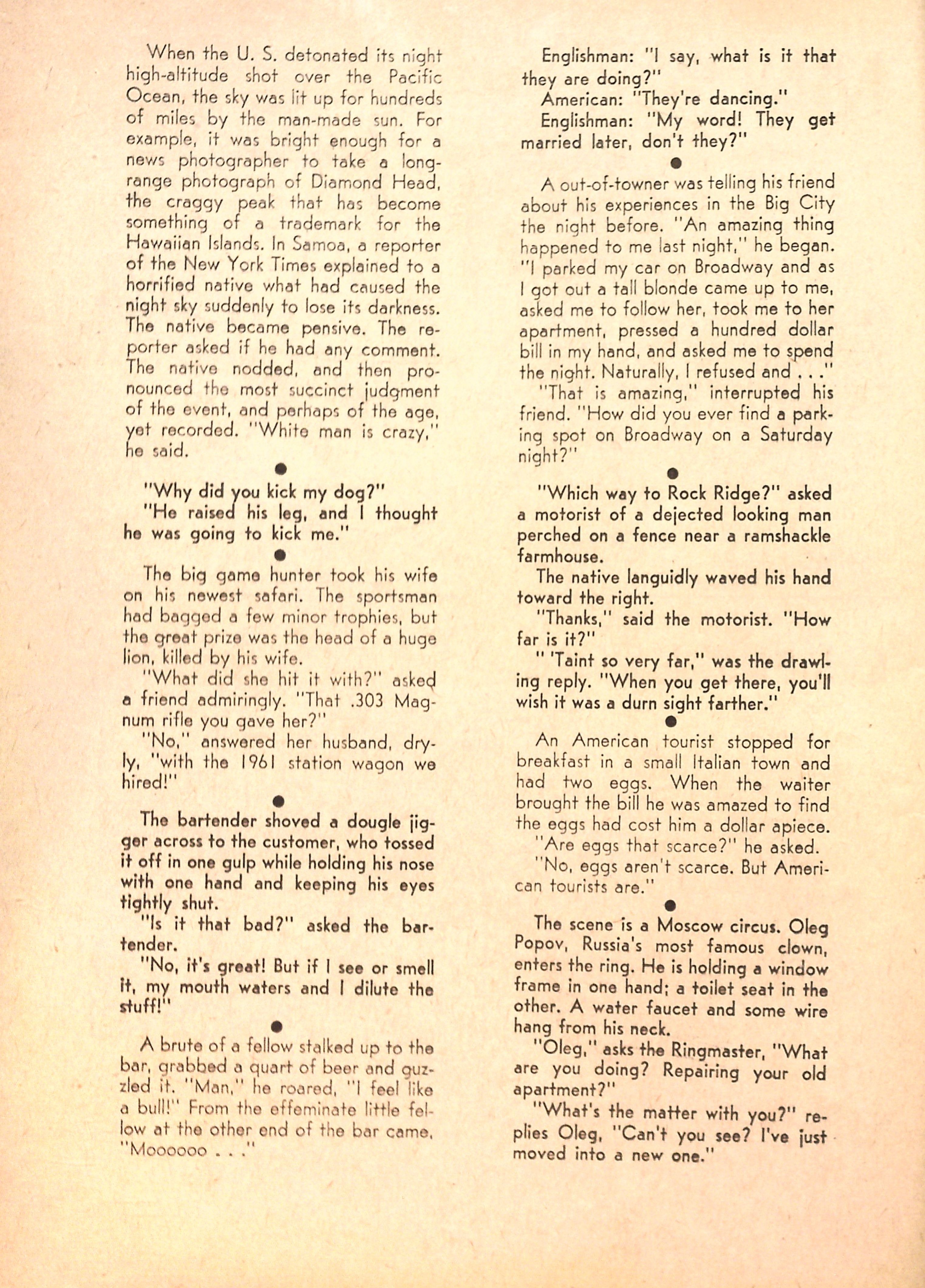 Read online Cartoons and Gags comic -  Issue #40 - 16