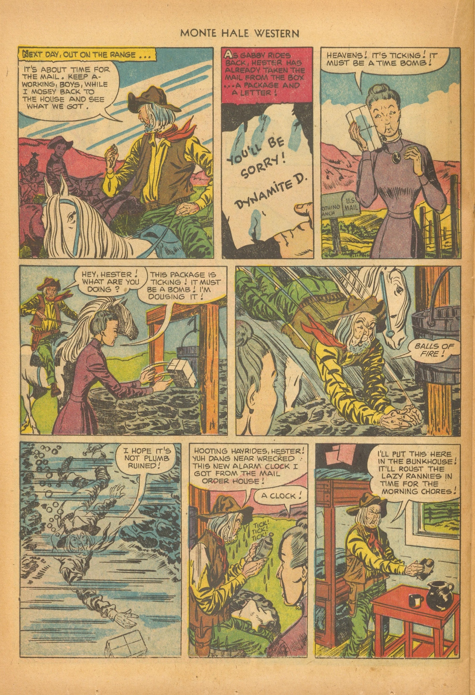 Read online Monte Hale Western comic -  Issue #73 - 24