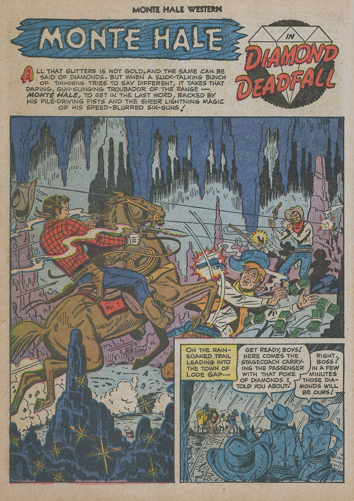 Read online Monte Hale Western comic -  Issue #48 - 42