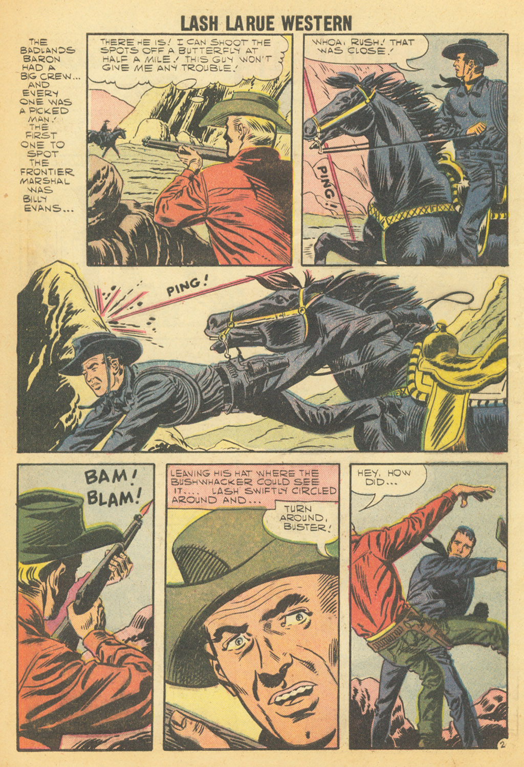 Read online Lash Larue Western (1949) comic -  Issue #68 - 11