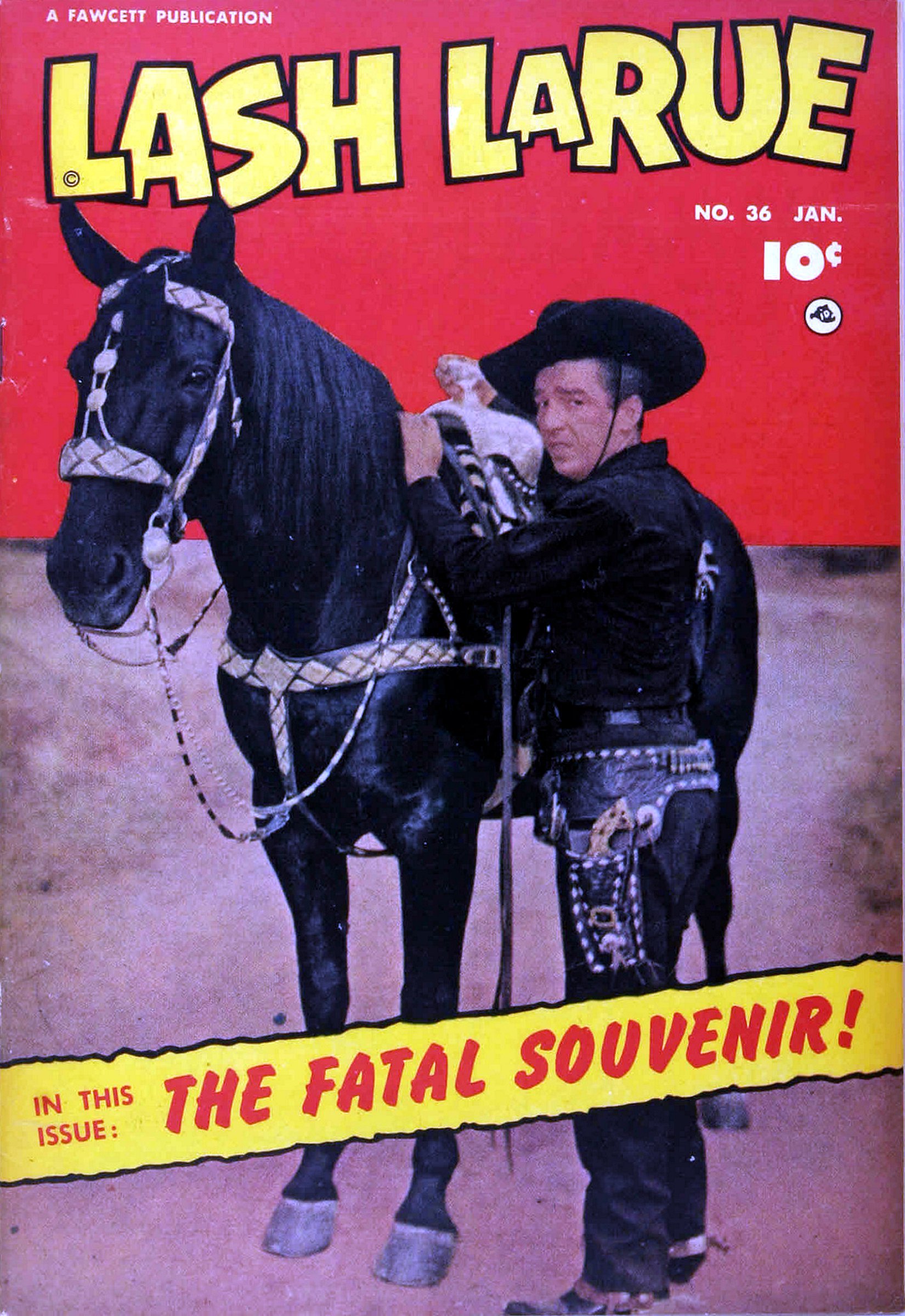 Read online Lash Larue Western (1949) comic -  Issue #36 - 1