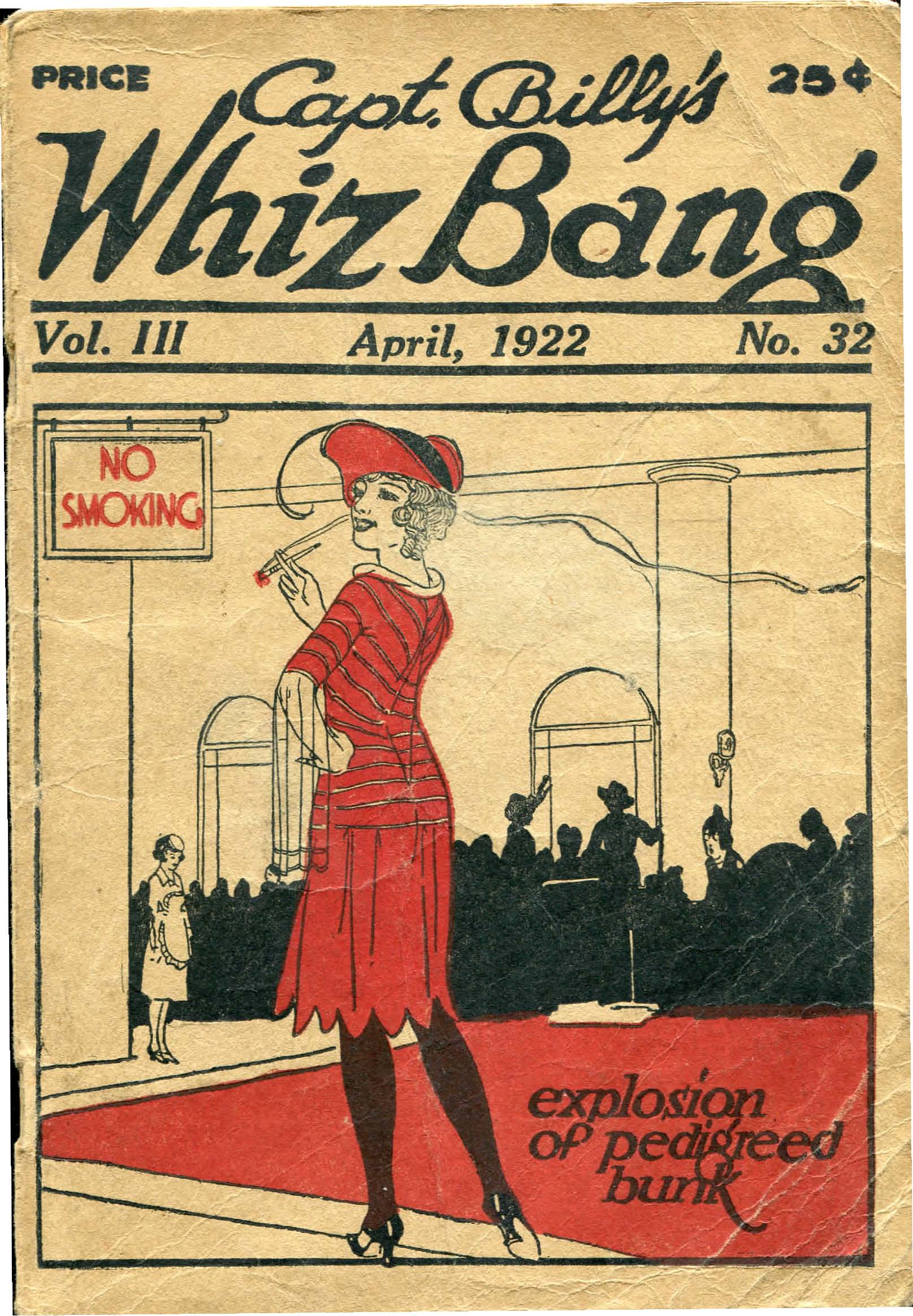 Read online Captain Billy's Whiz Bang comic -  Issue #32 - 1