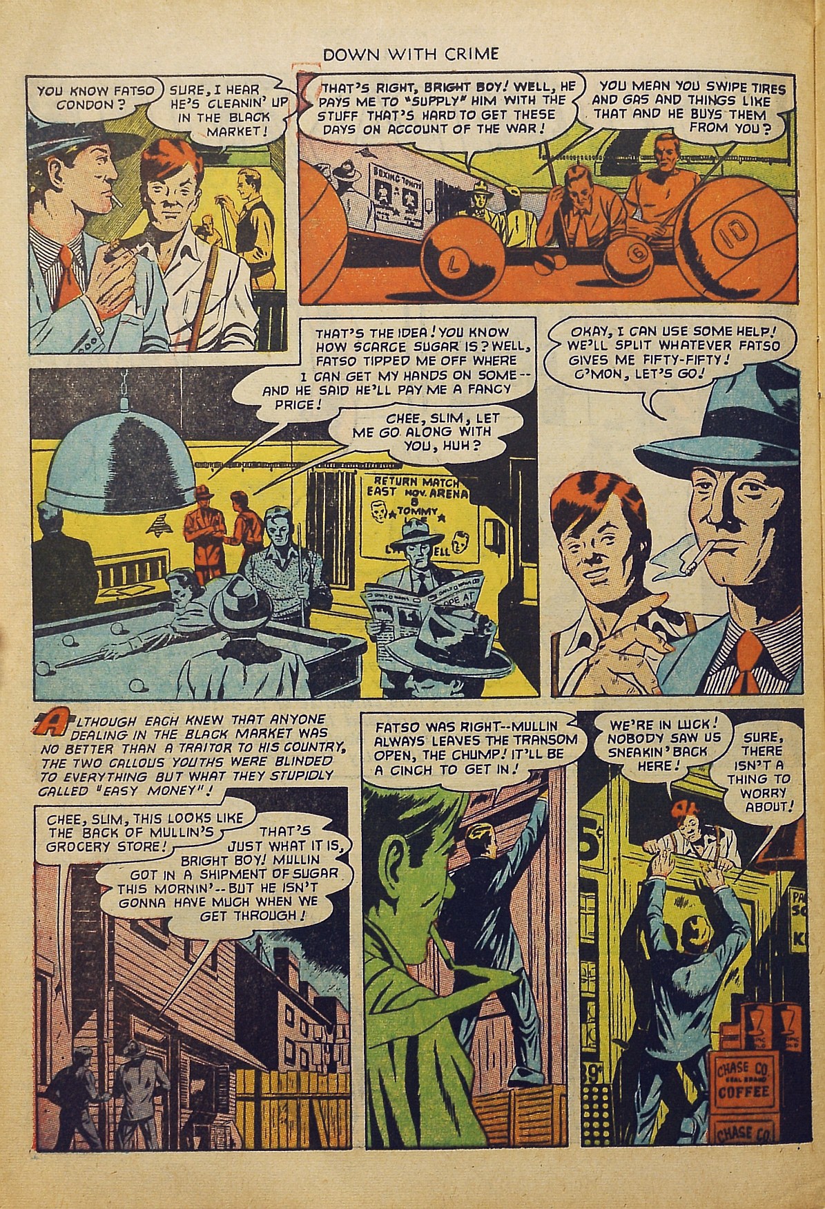 Read online Down With Crime comic -  Issue #7 - 28