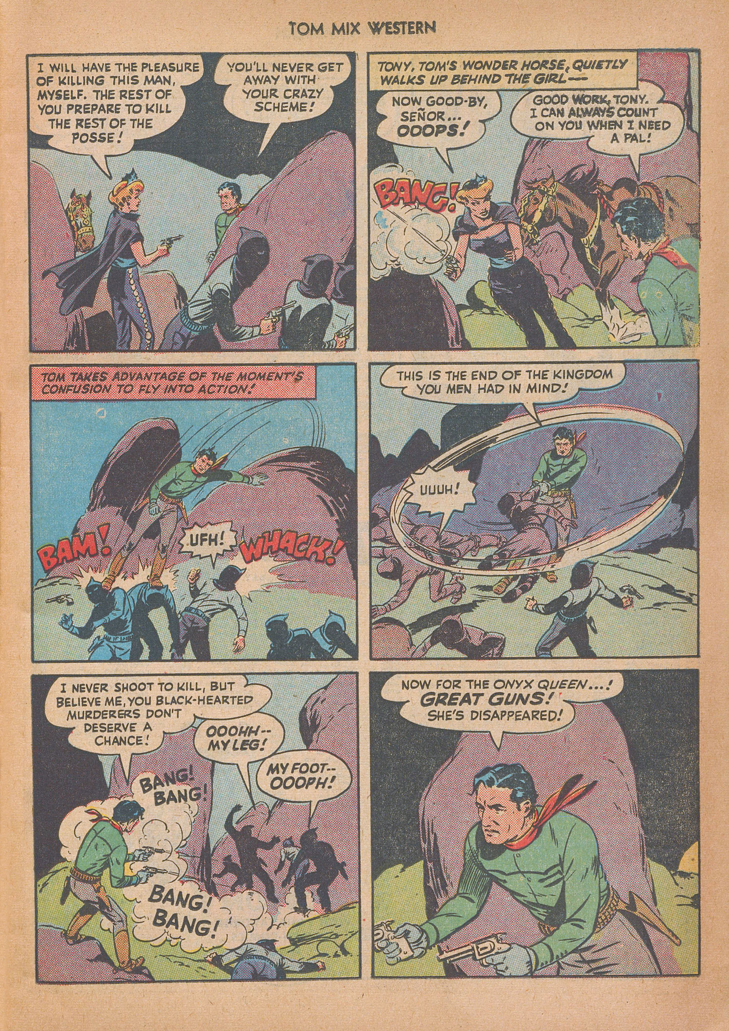 Read online Tom Mix Western (1948) comic -  Issue #12 - 11