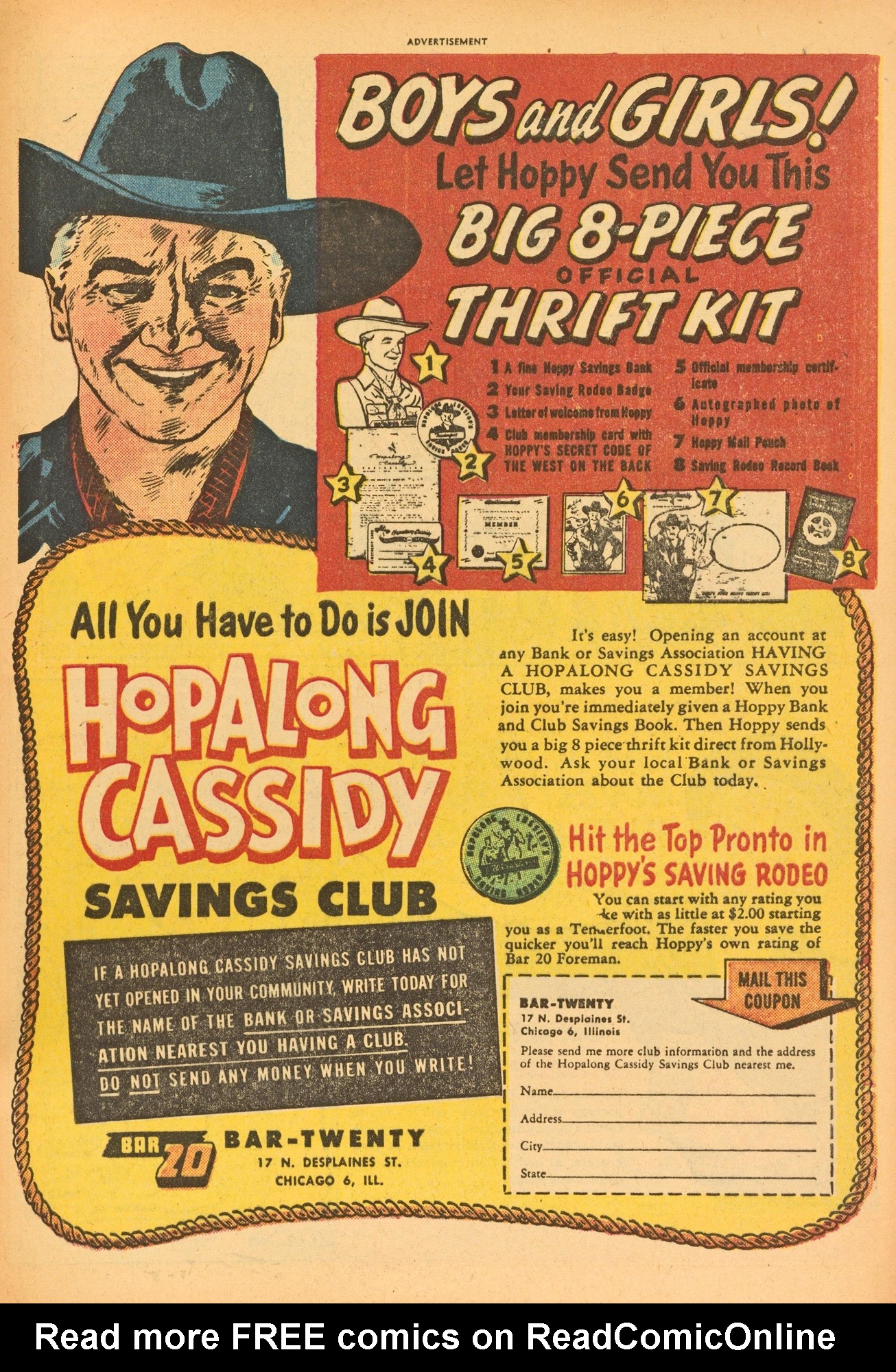 Read online Hopalong Cassidy comic -  Issue #63 - 33